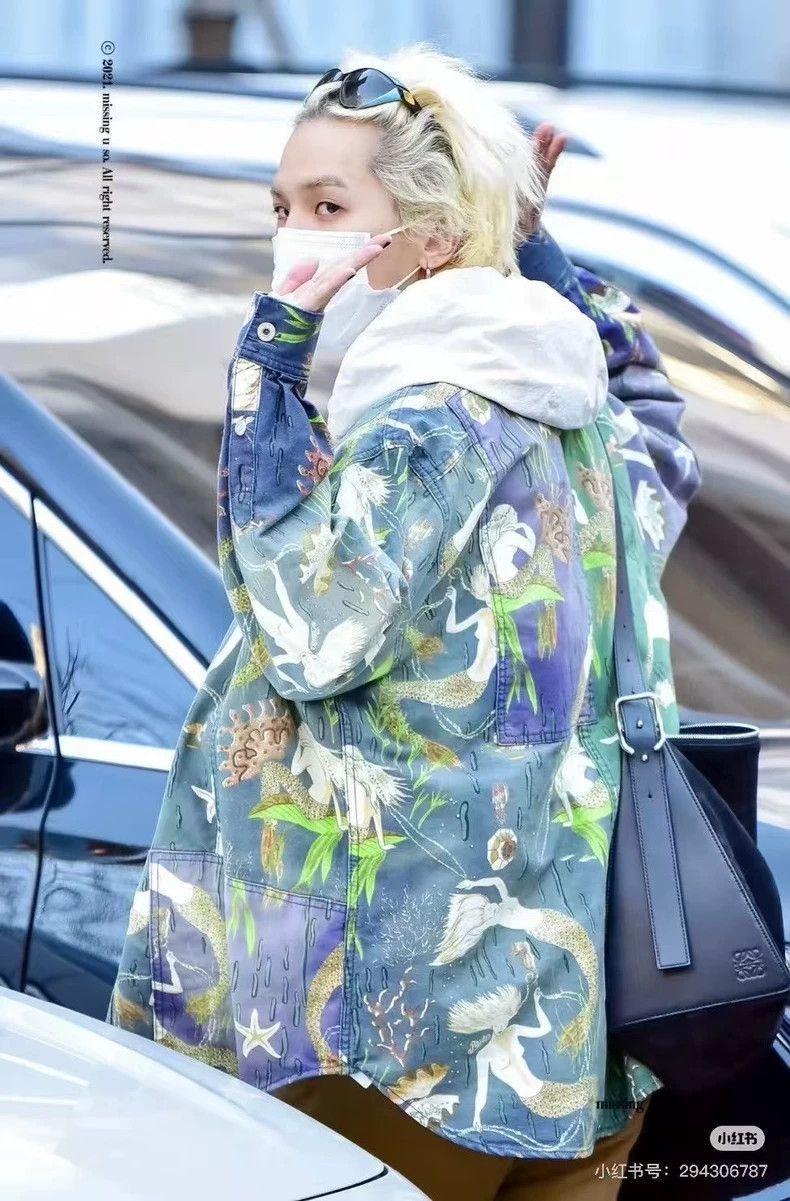Loewe Loewe Mermaid Graphic Denim Jacket-2508 Size US L / EU 52-54 / 3 - 7 Thumbnail