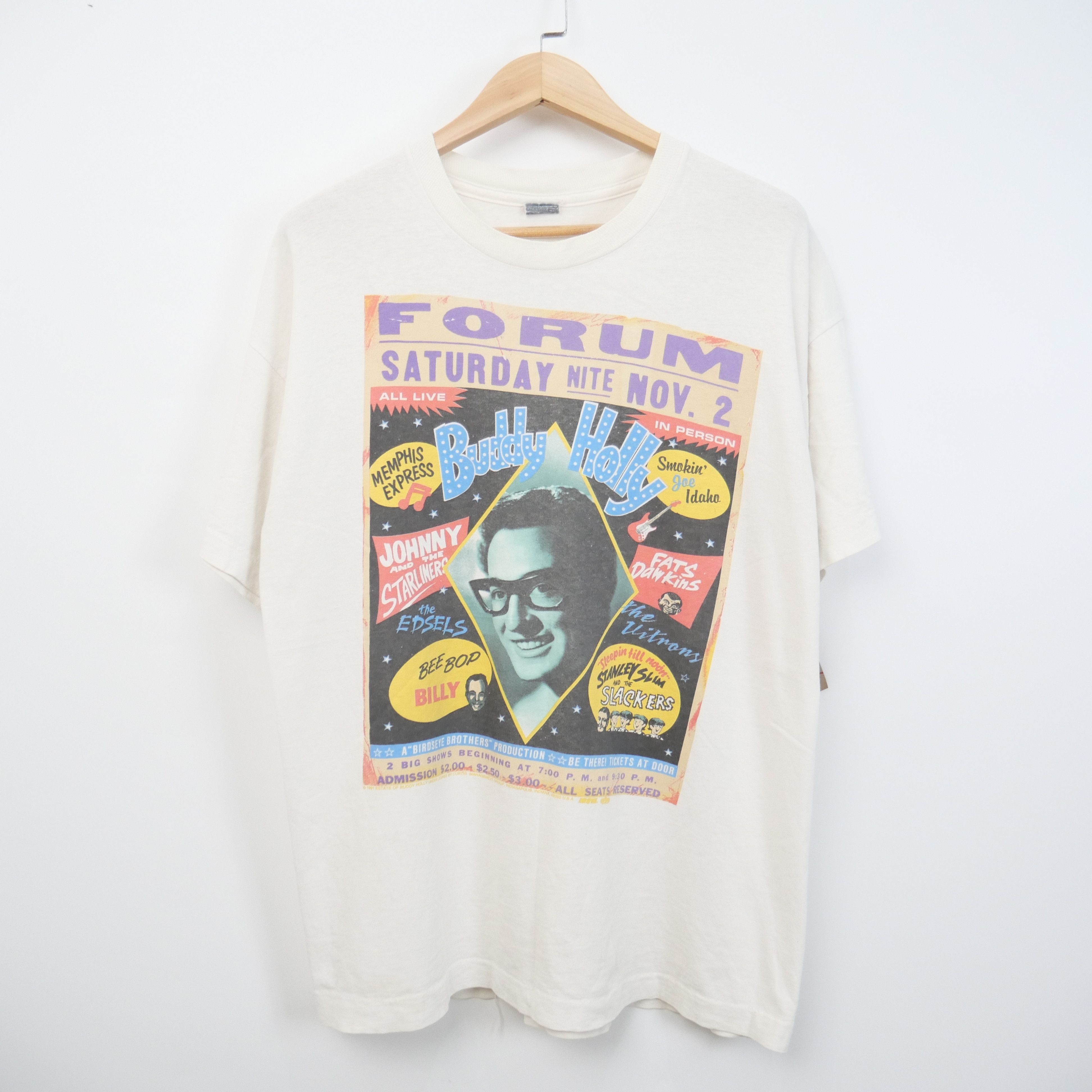 Other Vintage Buddy Holly 90s Shirt Size US XL / EU 56 / 4 - 3 Thumbnail