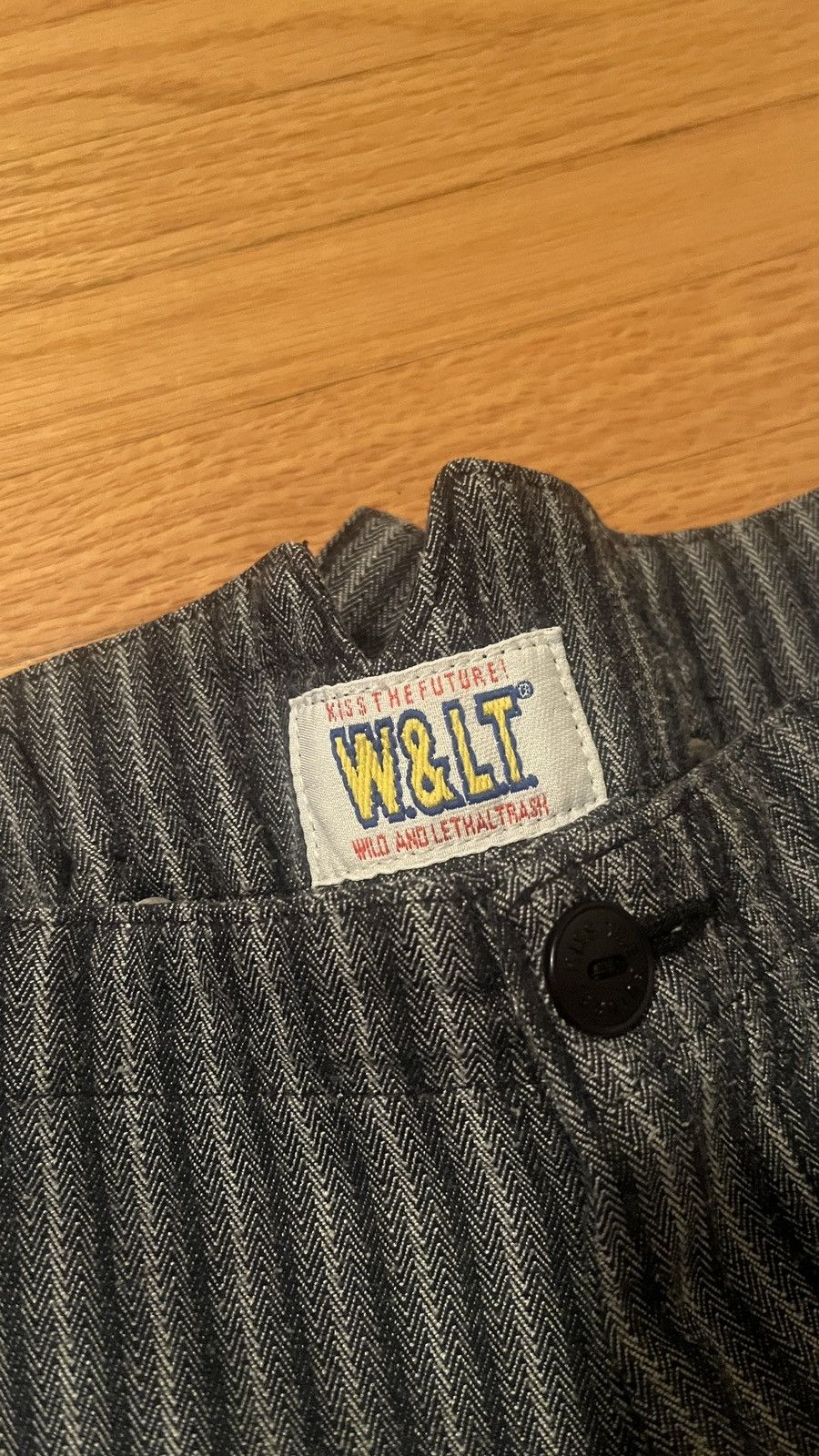 image of W Lt Walter Van Beirendonck x Walter Van Beirendonck Wild And Lethal Trash W&lt 32 X 32 Grey Pants