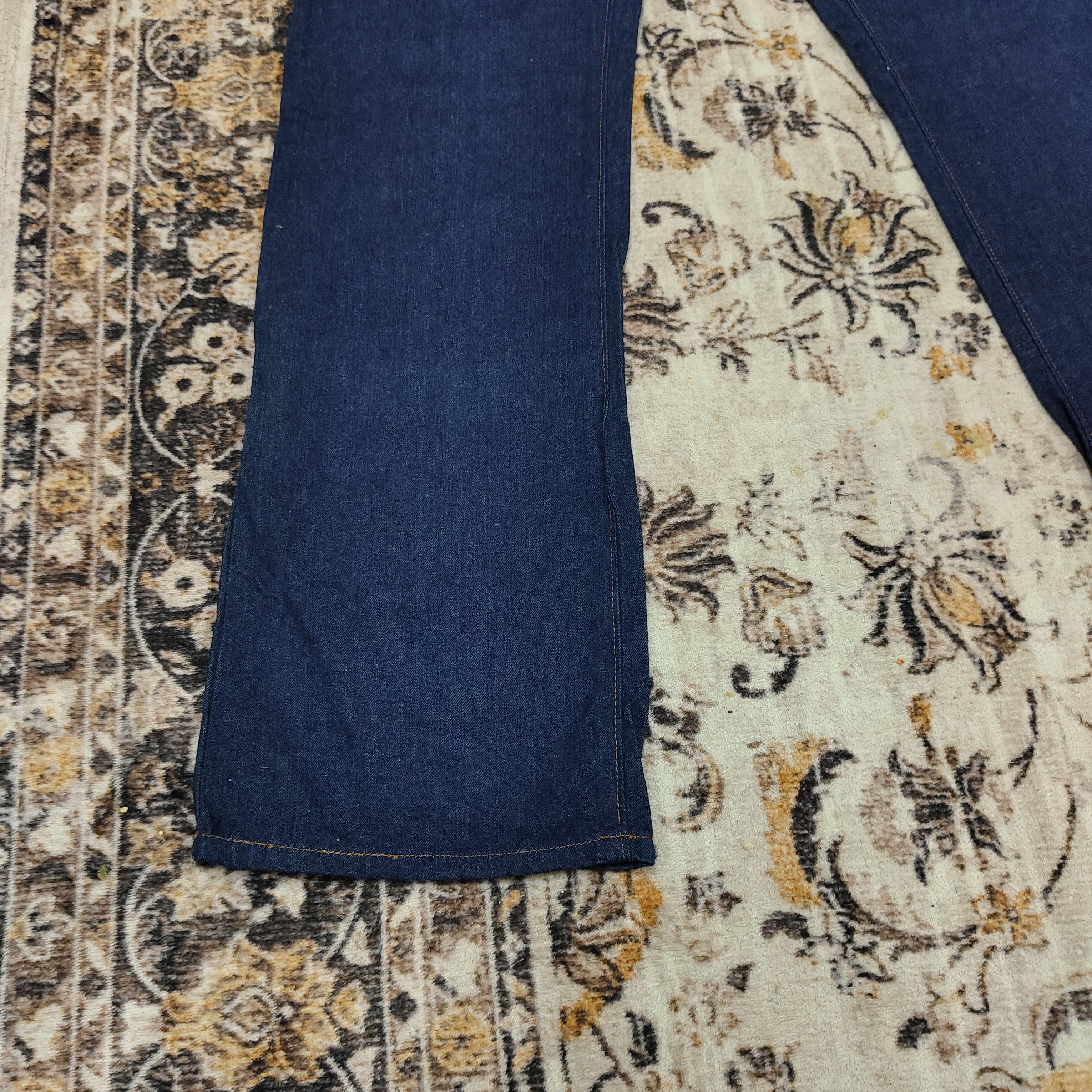 Japanese Brand Vintage 70s YKK Flare Denim Jean Size US 31 - 9 Thumbnail