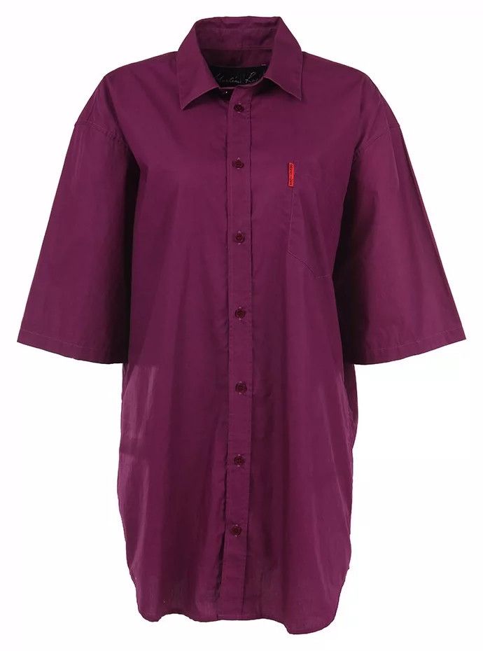 Martine Rose Martine Rose Purple loose shirt Size XS / US 0-2 / IT 36-38 - 1 Thumbnail