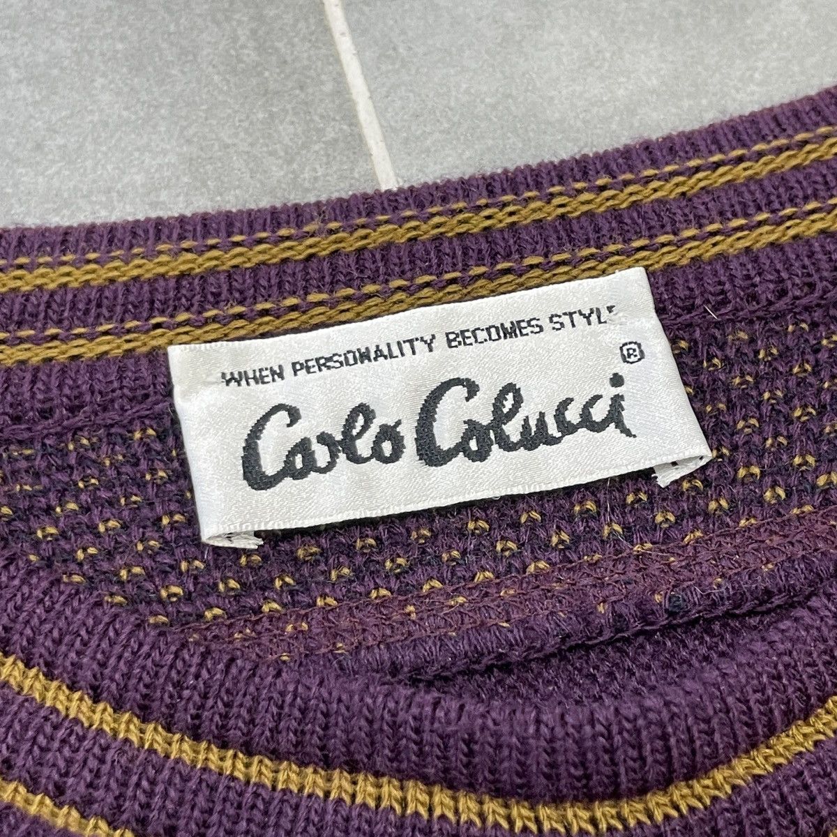 Carlo Colucci × Vintage Vintage Carlo Colucci Wool Sweater Size 48 Size US L / EU 52-54 / 3 - 10 Thumbnail