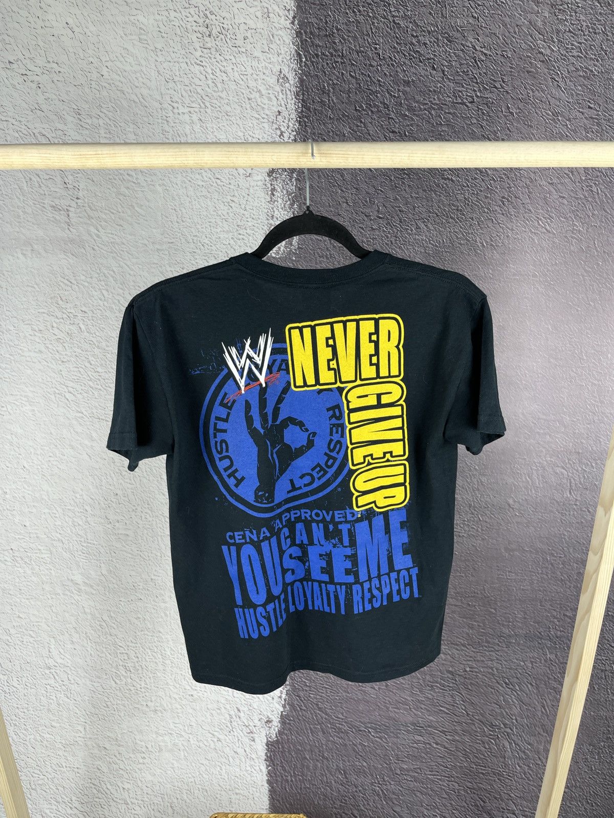 Vintage VTG 2007 WWE John Cena Fifth Sun Double Sided T-shirt Black Size US XXS / EU 40 - 2 Thumbnail