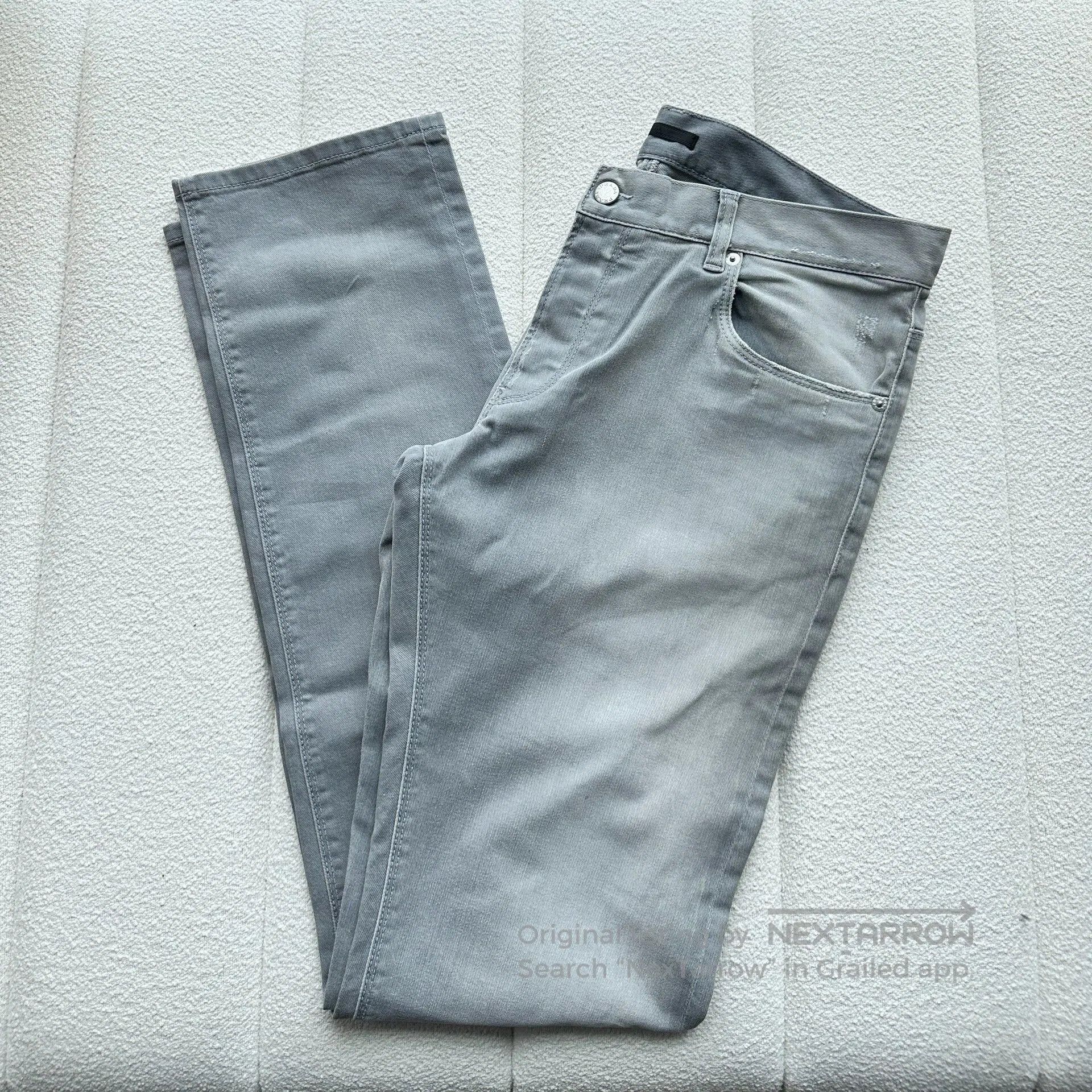 Prada Prada Casual Gray Denim Pants for Men. Size US 35 - 4 Thumbnail