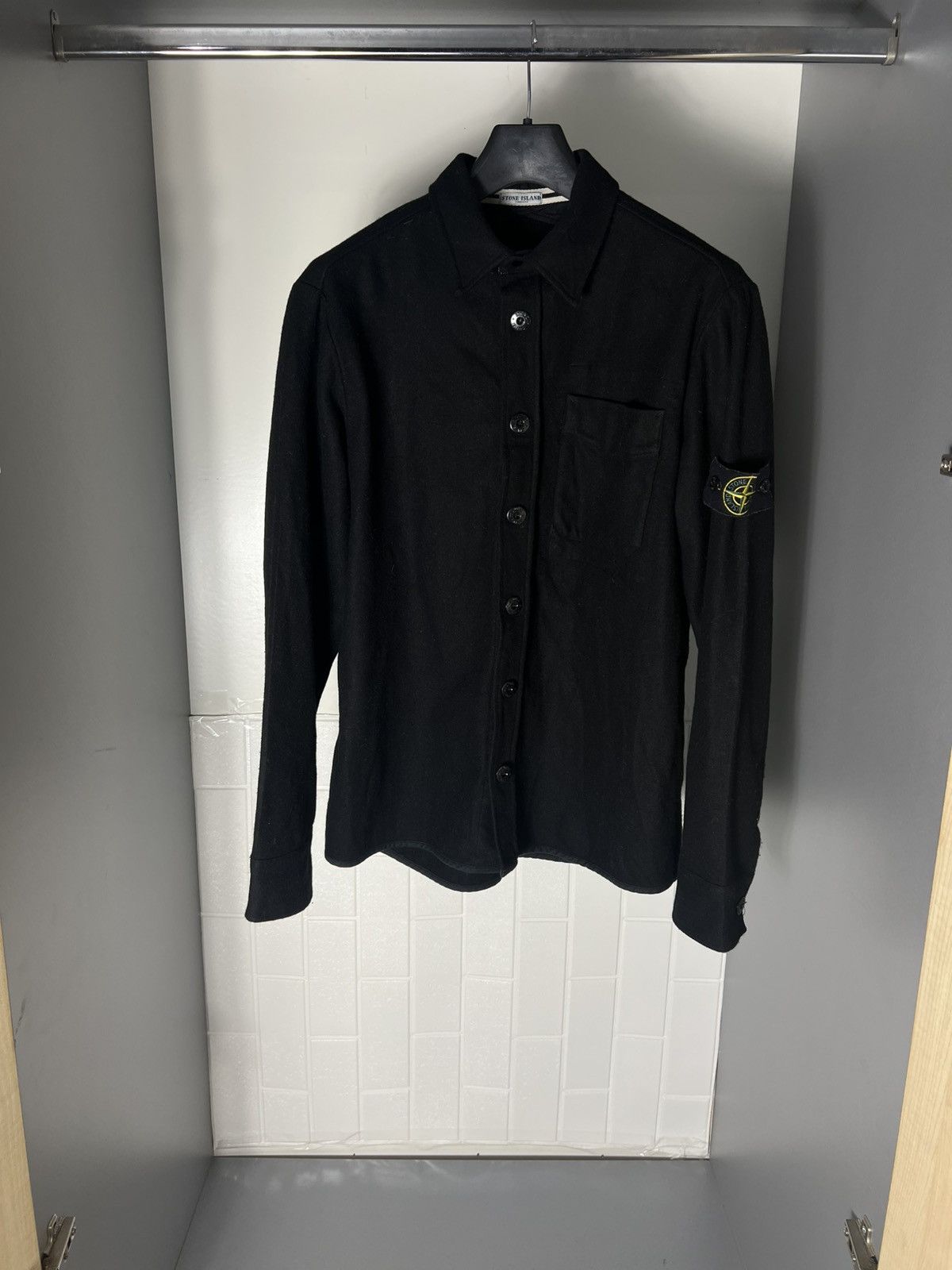 Stone Island × Vintage VERY RARE STONE ISLAND OVER-SHIRT RETRO ITALIAN DESIGNER 90s Size US XL / EU 56 / 4 - 2 Thumbnail