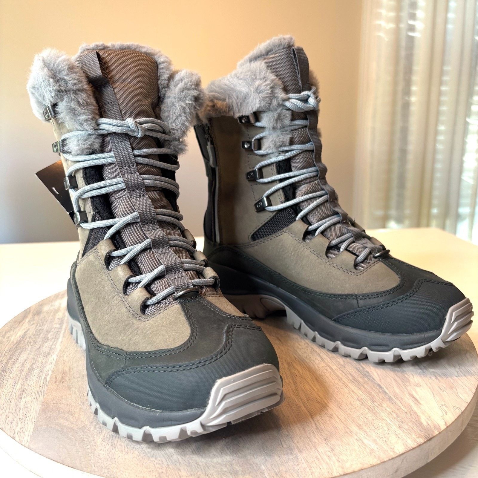 Merrell NEW Merrell Thermo Rhea Mid Gray Leather Snow Boots Size 6 Size US 6 / IT 36 - 3 Thumbnail