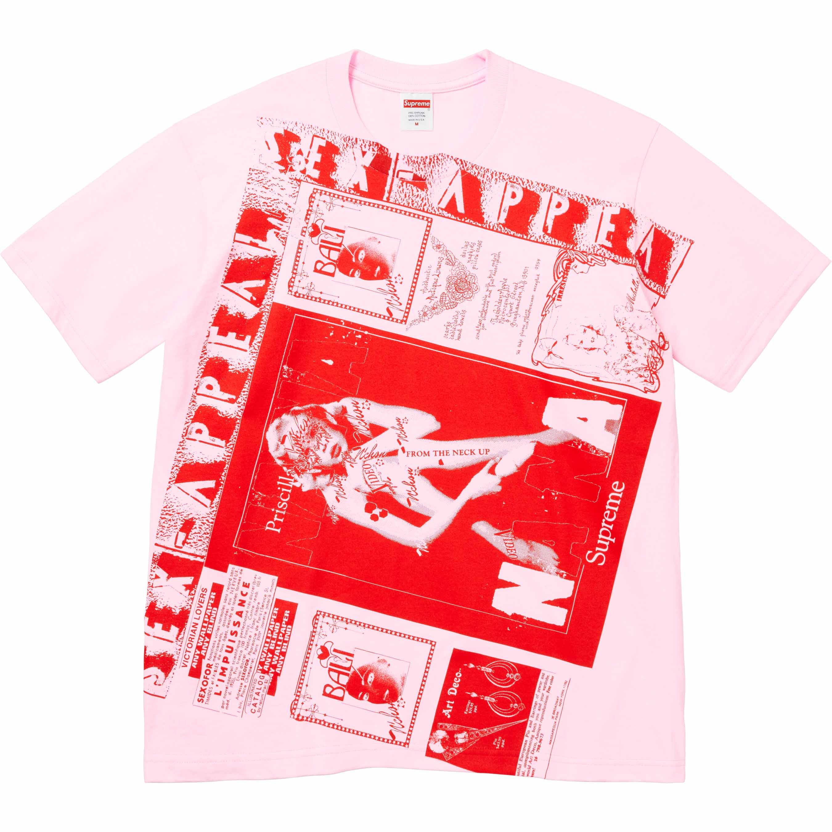 Supreme Supreme Collage Tee - Light Pink - XXL - SS24 | Grailed