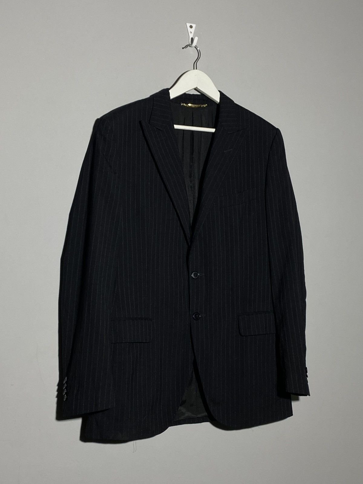 Dolce & Gabbana Dolce&Gabbana Made In Italy Striped Blazer Jacket Luxury Size 48R - 2 Thumbnail