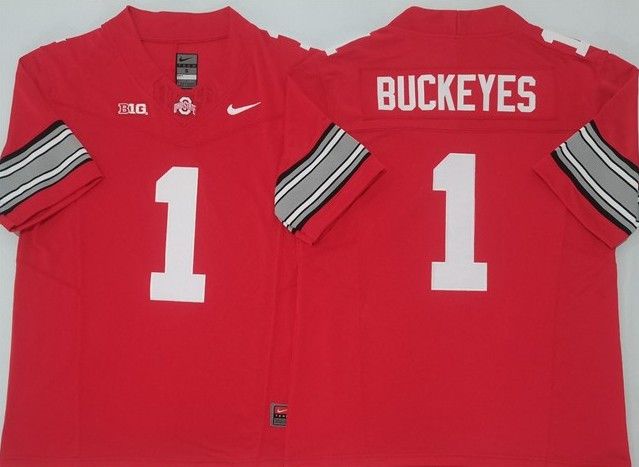 Other Men's Buckeyes 1 Buckeyes Red Jersey Size US M / EU 48-50 / 2 - 1 Thumbnail