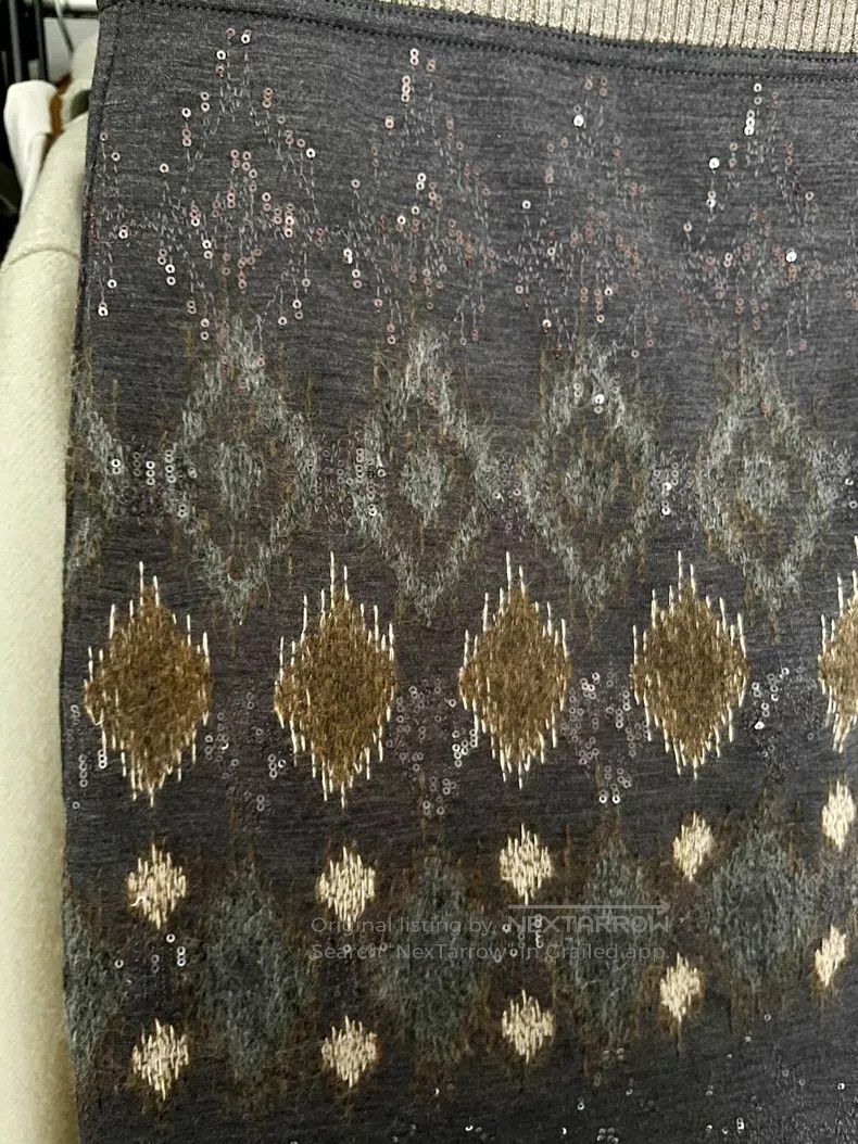 Brunello Cucinelli Brunello Cucinelli Sequined skirt Size 25" / US 0 / IT 36 - 4 Thumbnail