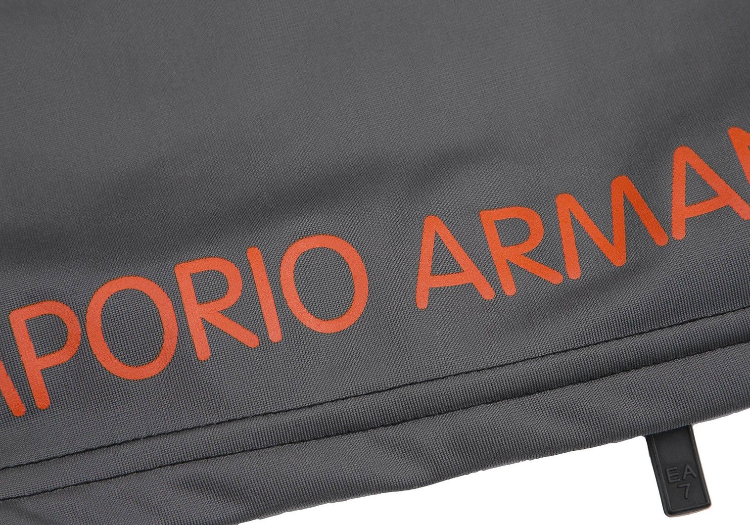 Emporio Armani Track Jacket with Contrast Panels in Black and Gray Size US L / EU 52-54 / 3 - 14 Thumbnail