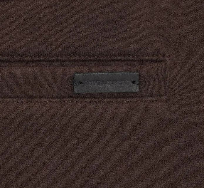 Saint Laurent Paris o1bcso1str0924 Wide Leg Sweatpants in Brown Size US 32 / EU 48 - 3 Thumbnail