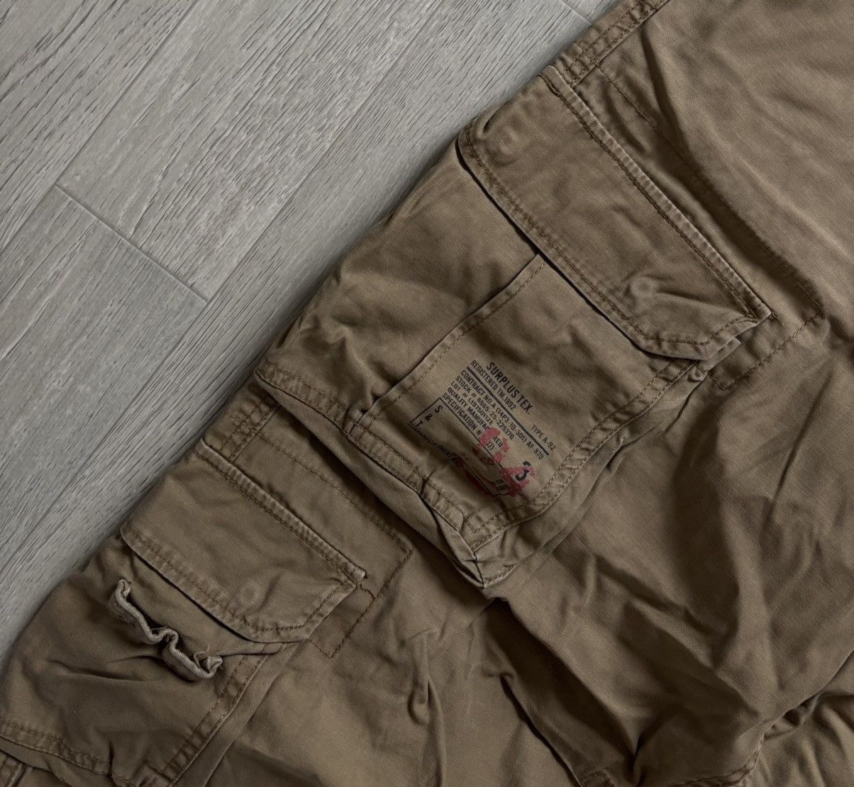 Japanese Brand × Vintage Military Army Airborne Vintage Surplus Tex Pants Denim Size US 34 / EU 50 - 4 Thumbnail