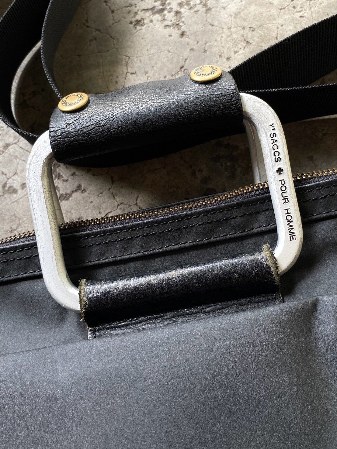 Yohji Yamamoto Y’Saccs + Pour Homme Yohji Yamamoto Briefcase Bag Japan Made Size ONE SIZE - 5 Thumbnail