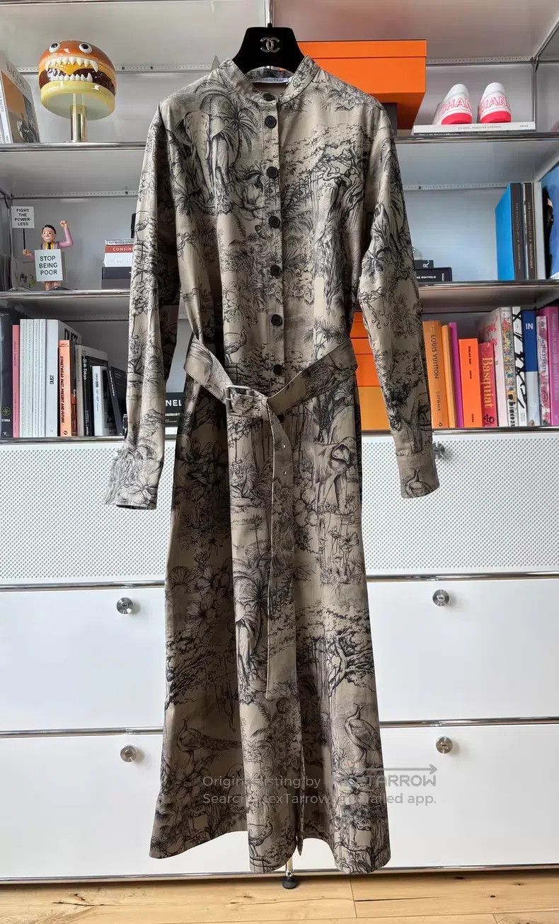 Dior Dior Printed Series Landscape Jungle Tied Dress Long Skirt Size XS / US 0-2 / IT 36-38 - 1 Thumbnail