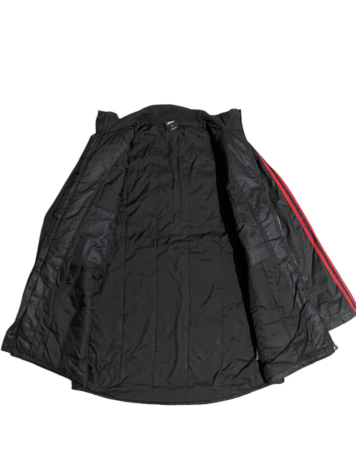 Adidas Vintage AC Milan Adidas 2007-2008 Padded Bench Coat Jacket Size US L / EU 52-54 / 3 - 3 Thumbnail