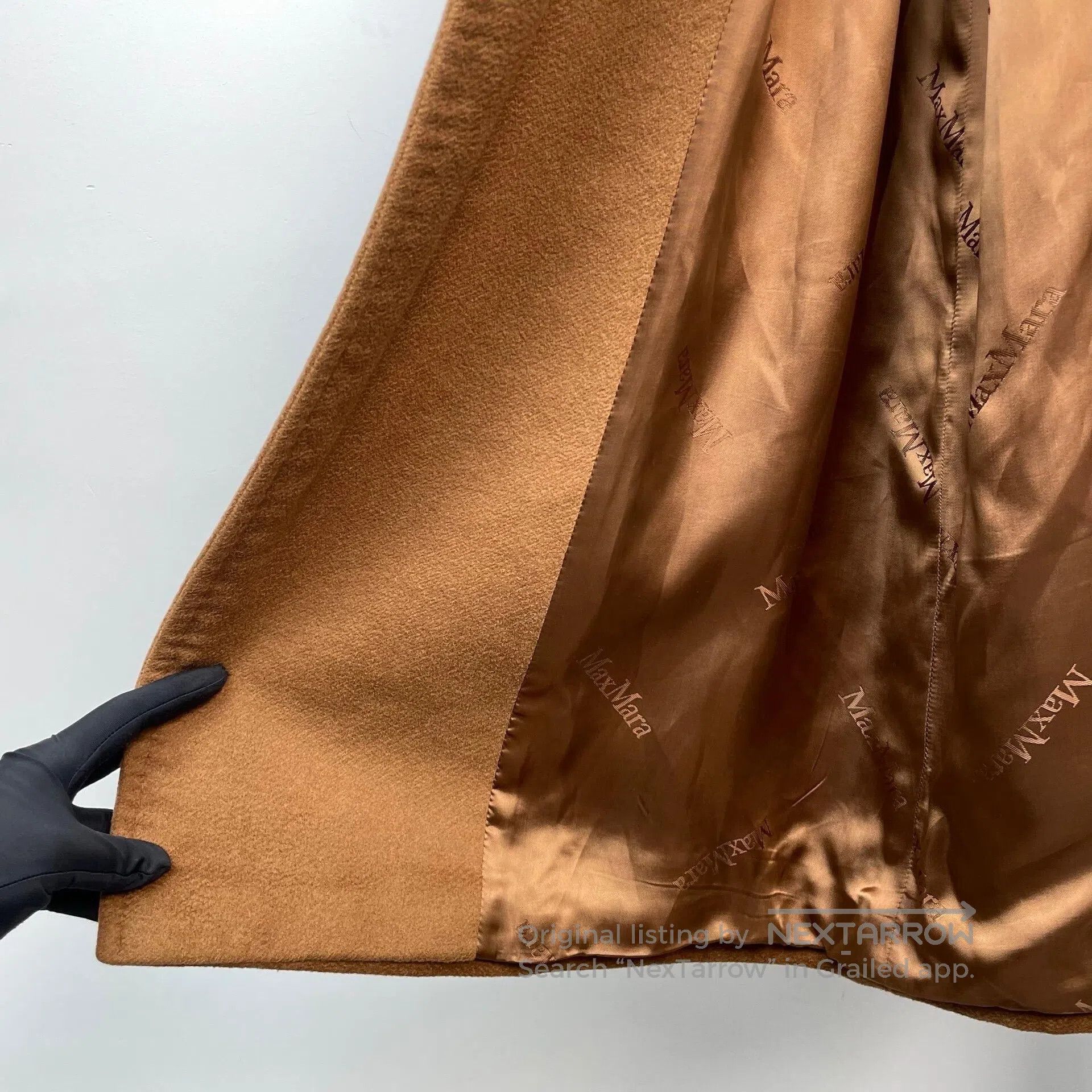 Max Mara Max Mara Caramel wave patterned coat| Size XS / US 0-2 / IT 36-38 - 4 Thumbnail