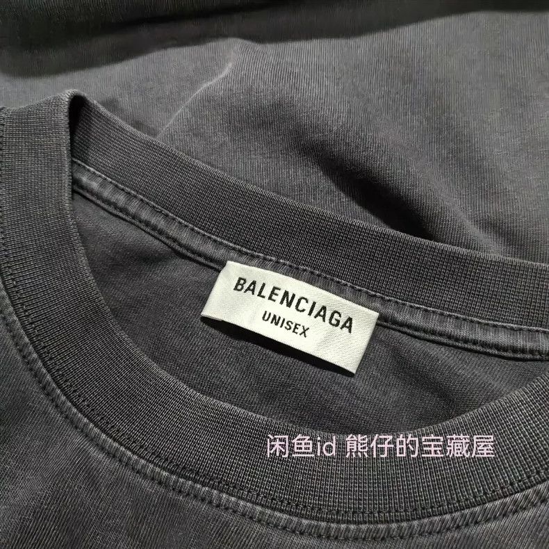 Balenciaga Balenciaga Maisui 1917Logo vintage washed to make old crac Size US M / EU 48-50 / 2 - 4 Thumbnail