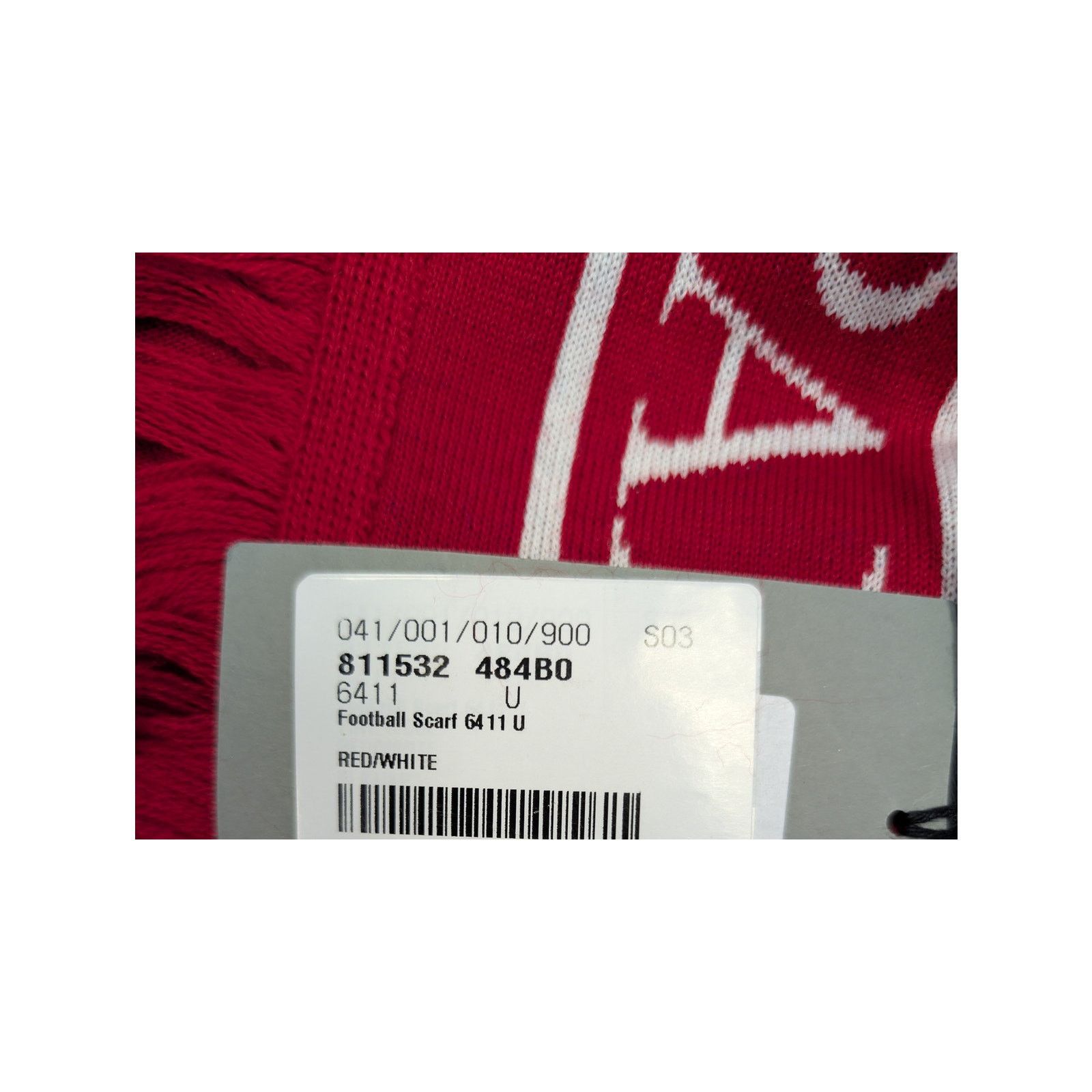 Balenciaga o1rshd1 Size: OS / Q:2 / Football Scarf in Red/White Size ONE SIZE - 17 Thumbnail