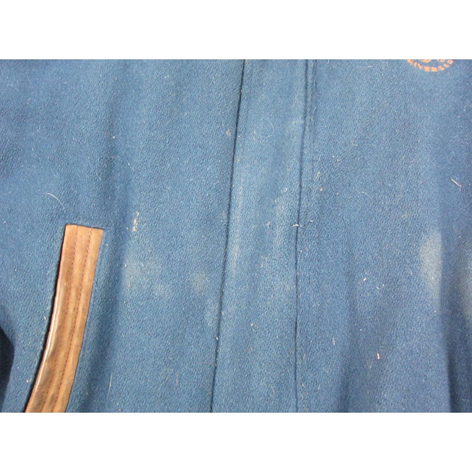 Vintage VINTAGE Canada Varsity Jacket Mens Large Blue Wool Leather Letterman 90s Bomber Jacket Size US L / EU 52-54 / 3 - 6 Thumbnail