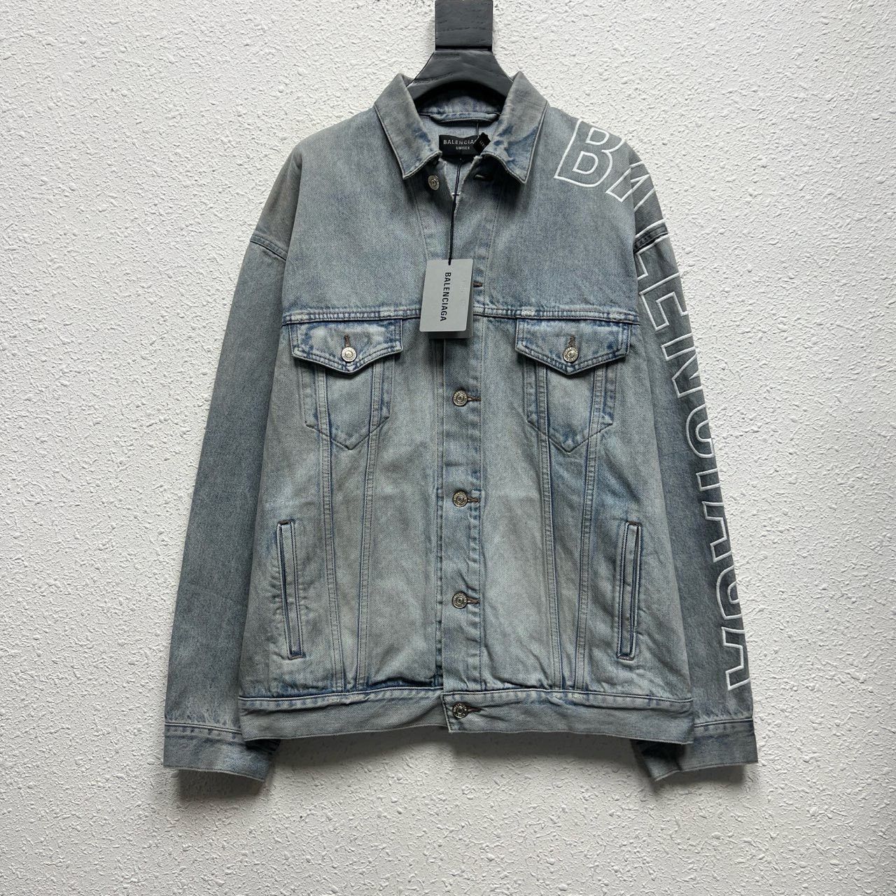 Balenciaga Balenciaga Distressed Denim Jacket Size US M / EU 48-50 / 2 - 1 Thumbnail