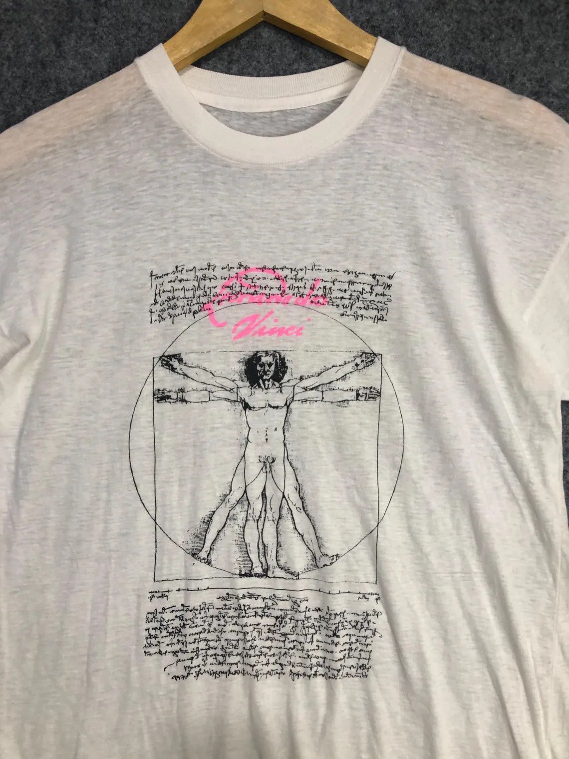 Vintage Vintage Leonardo Da Vinci T-Shirt Size US M / EU 48-50 / 2 - 4 Thumbnail