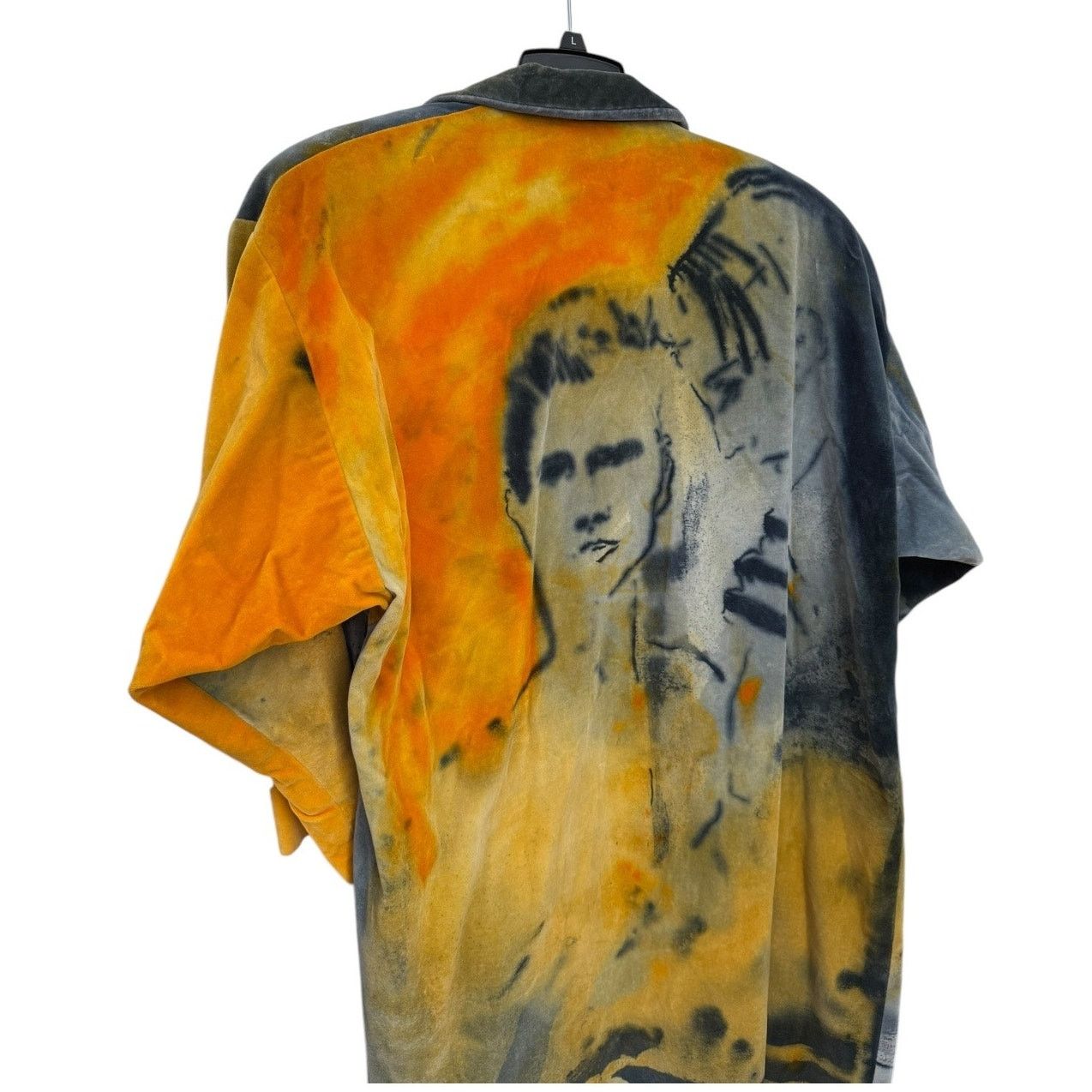 Vintage VTG I’m no walking canvas Carole Waller painted velvet coat Size US L / EU 52-54 / 3 - 13 Thumbnail