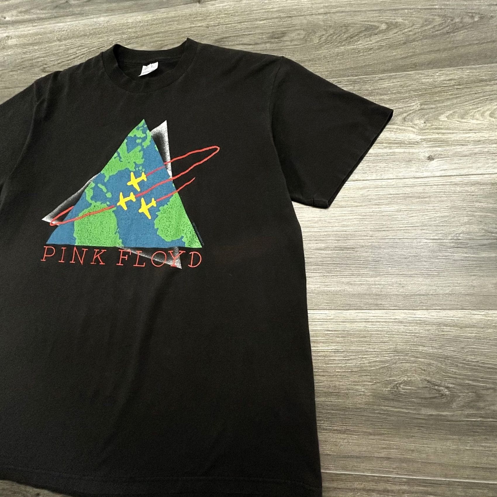 Vintage VINTAGE Pink Floyd Shirt Mens XL Black Momentary Lapse of Reason 1987 Made USA Size US XL / EU 56 / 4 - 3 Thumbnail