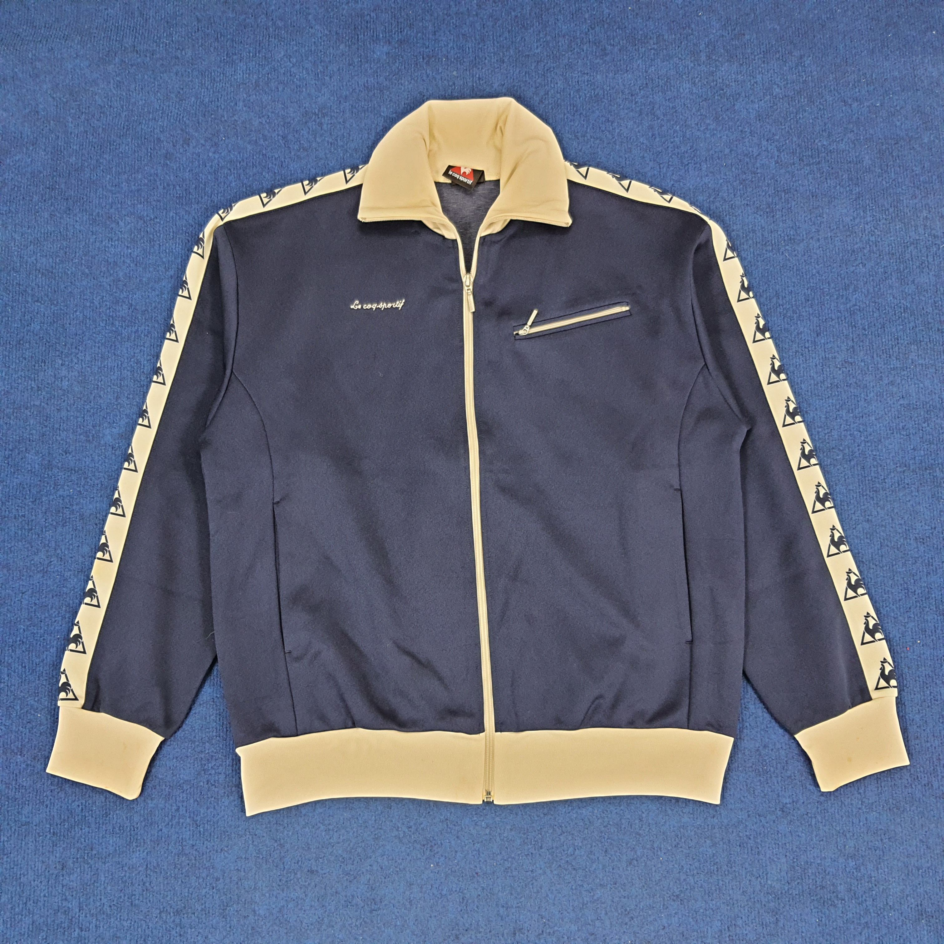 Le Coq Sportif × Vintage Vintage Le Coq Sportif Track Suit Sweater Size US L / EU 52-54 / 3 - 1 Thumbnail