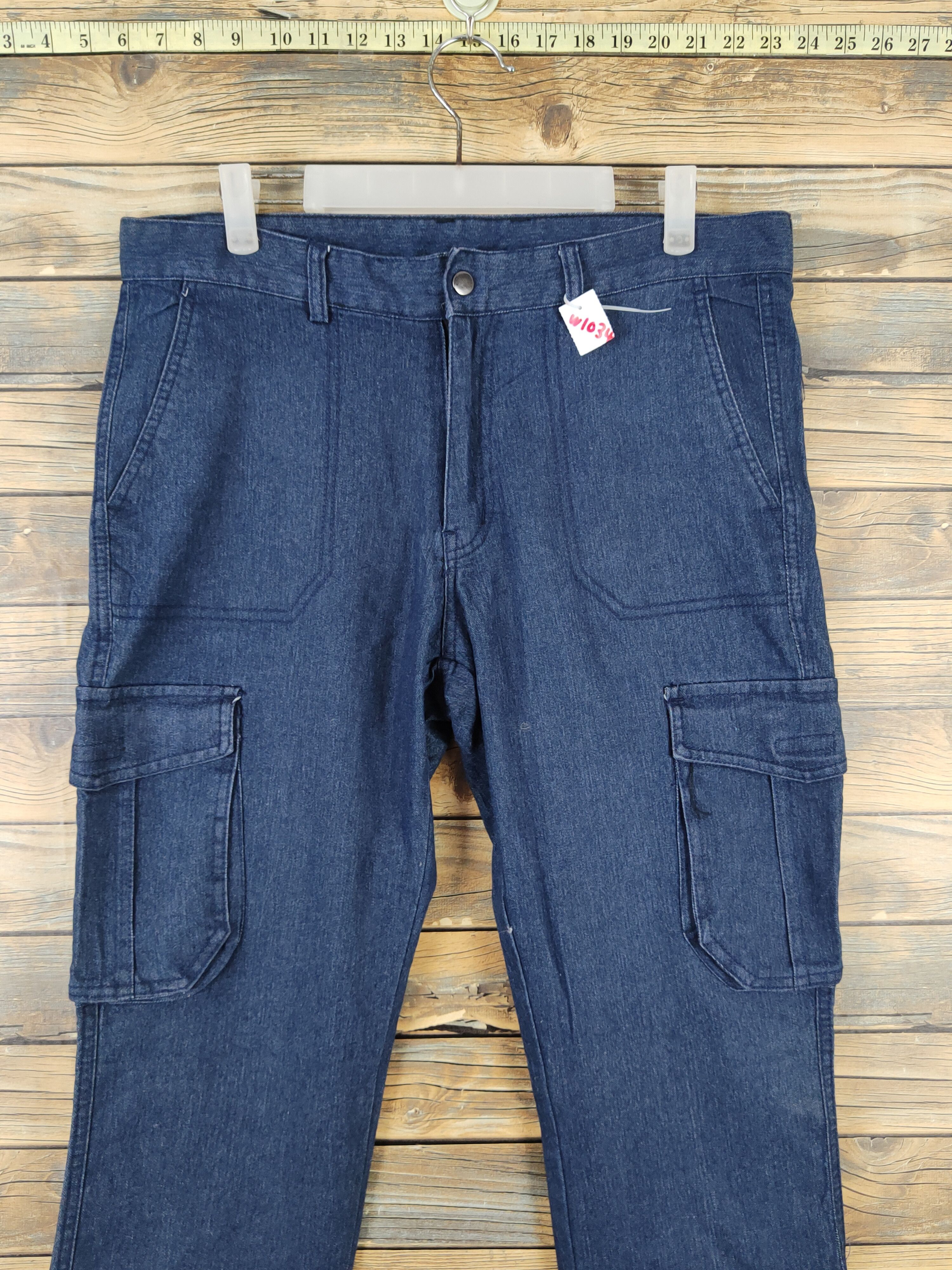 Japanese Brand Newness Blue Distressed Ripped Soft Jeans #W1034 Size US 34 / EU 50 - 2 Thumbnail