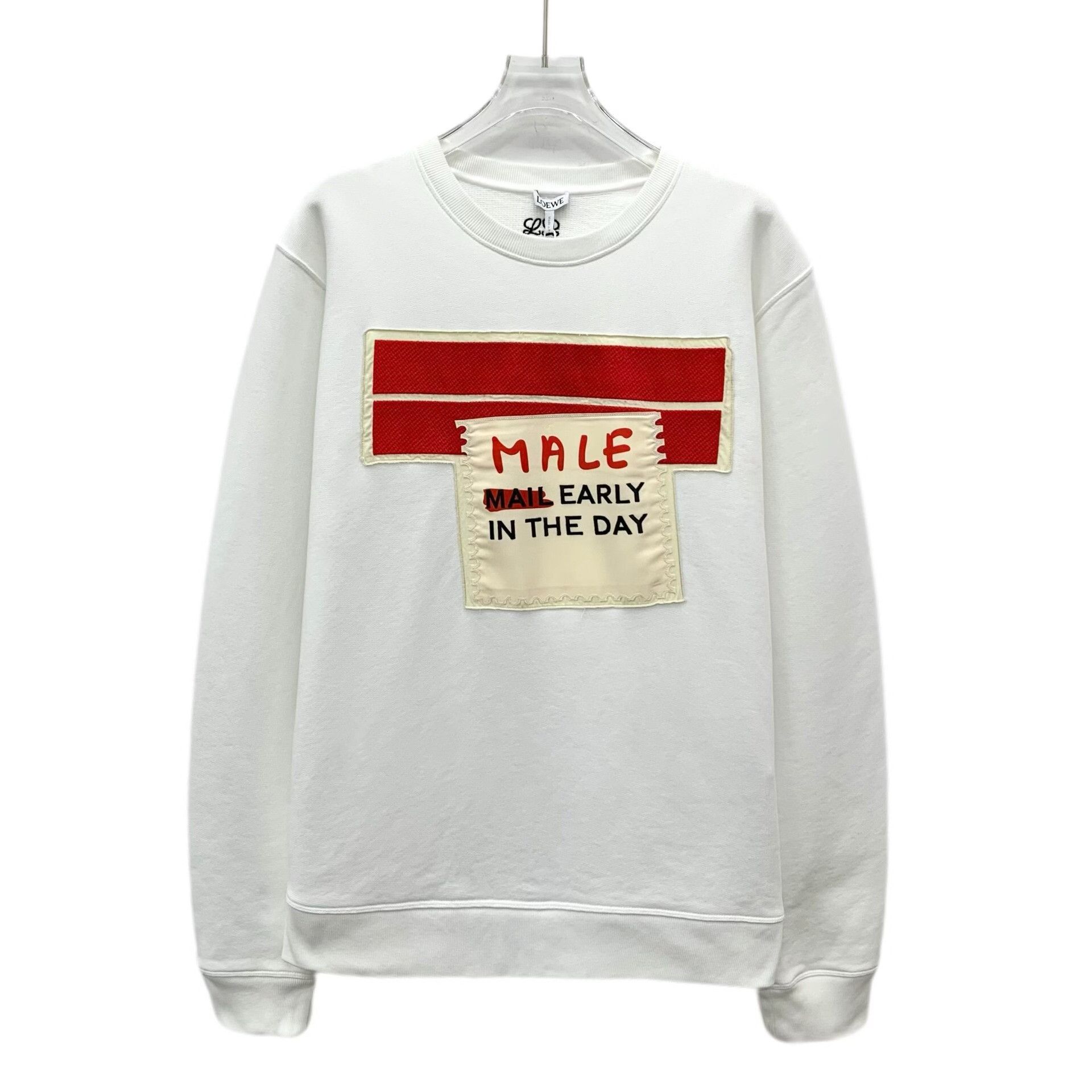 Loewe Loewe Cotton White Hoodie S Women Size S / US 4 / IT 40 - 1 Thumbnail