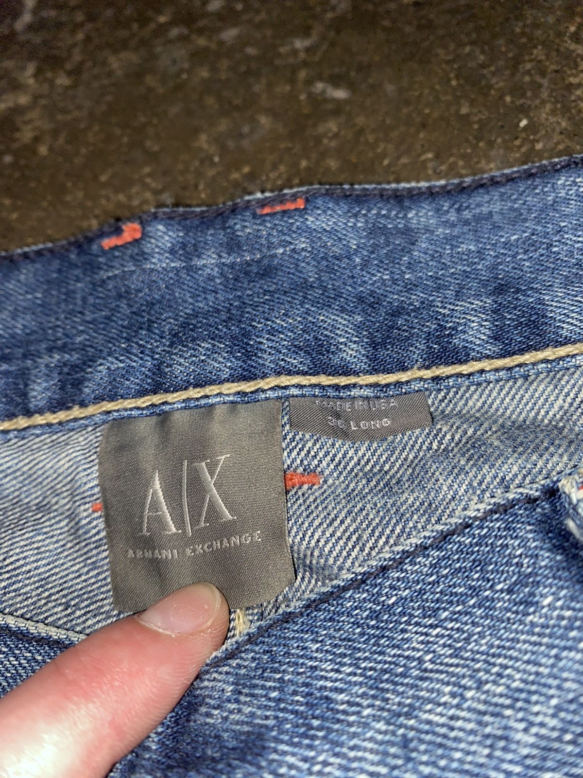 Armani Exchange Armani Exchange Denim Blue Jeans Pants Made USA Distressed Size US 36 / EU 52 - 9 Thumbnail