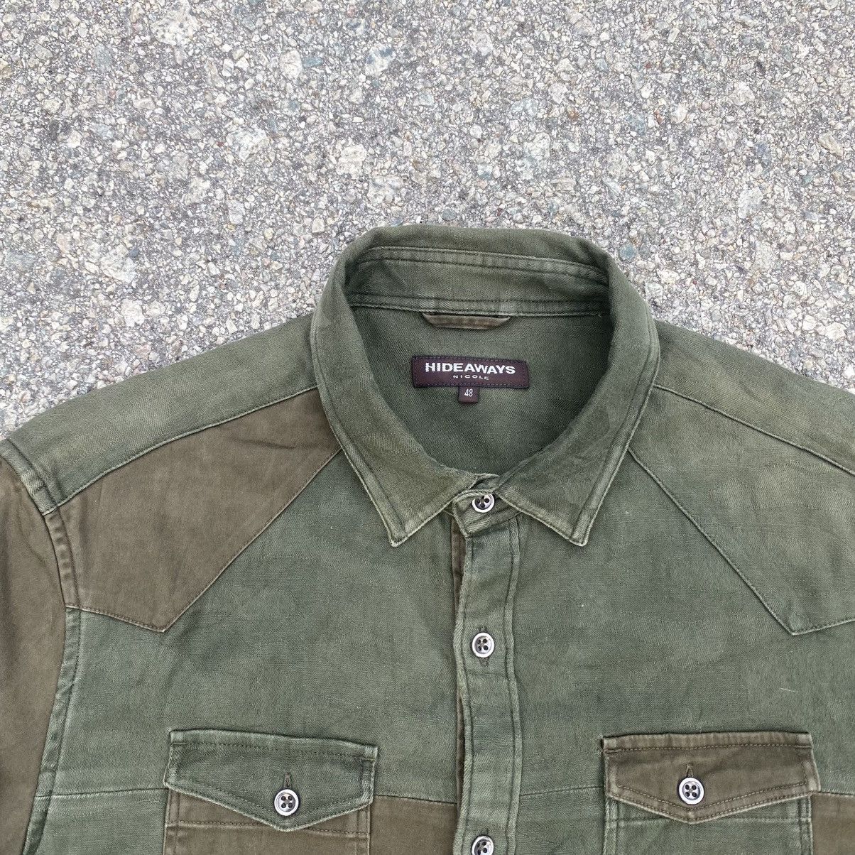 HIDEAWAYS HIDEAWAYS NICOLE Patchwork Camo Shirt Size US M / EU 48-50 / 2 - 2 Thumbnail