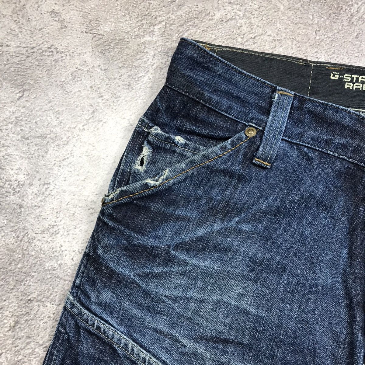G-Star vintage gstar japan jeans distressed low rise flared 90s Size US 32 / EU 48 - 4 Thumbnail