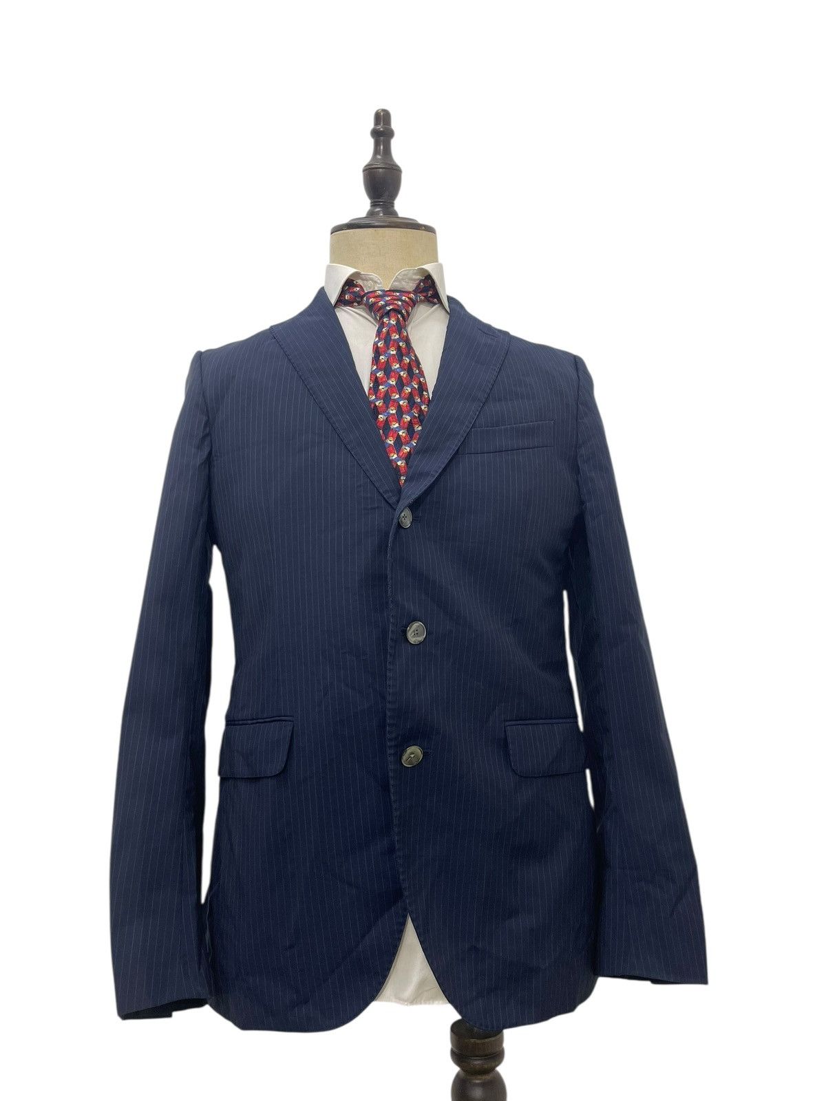 Boglioli Boglioli Italy Striped Blazer Slim 7🟩1 Size US M / EU 48-50 / 2 - 1 Thumbnail