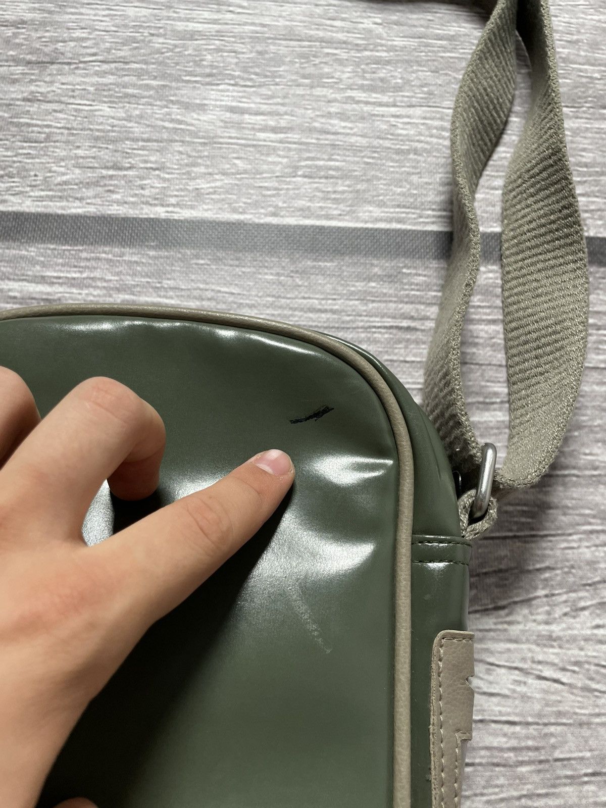 Diesel Diesel Vintage Big Logo Khaki Y2K Crossbody Shoulder Bag Size ONE SIZE - 6 Thumbnail