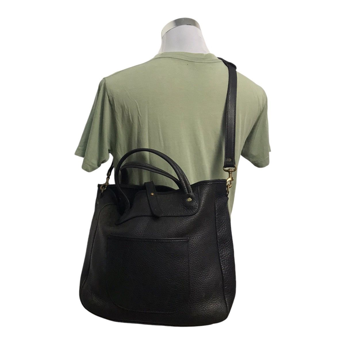 If Six Was Nine × Japanese Brand × Vintage Tory Full Leather Two way USA Sling/Tote Bag Size ONE SIZE - 1 Thumbnail