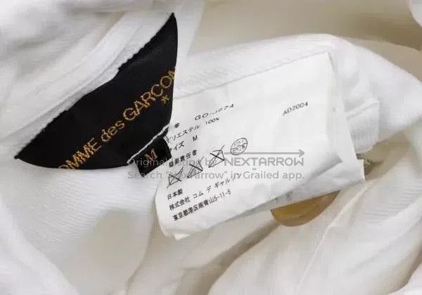 Comme des Garcons Comme des Garcons White vintage double-breasted design top Size M / US 6-8 / IT 42-44 - 9 Thumbnail