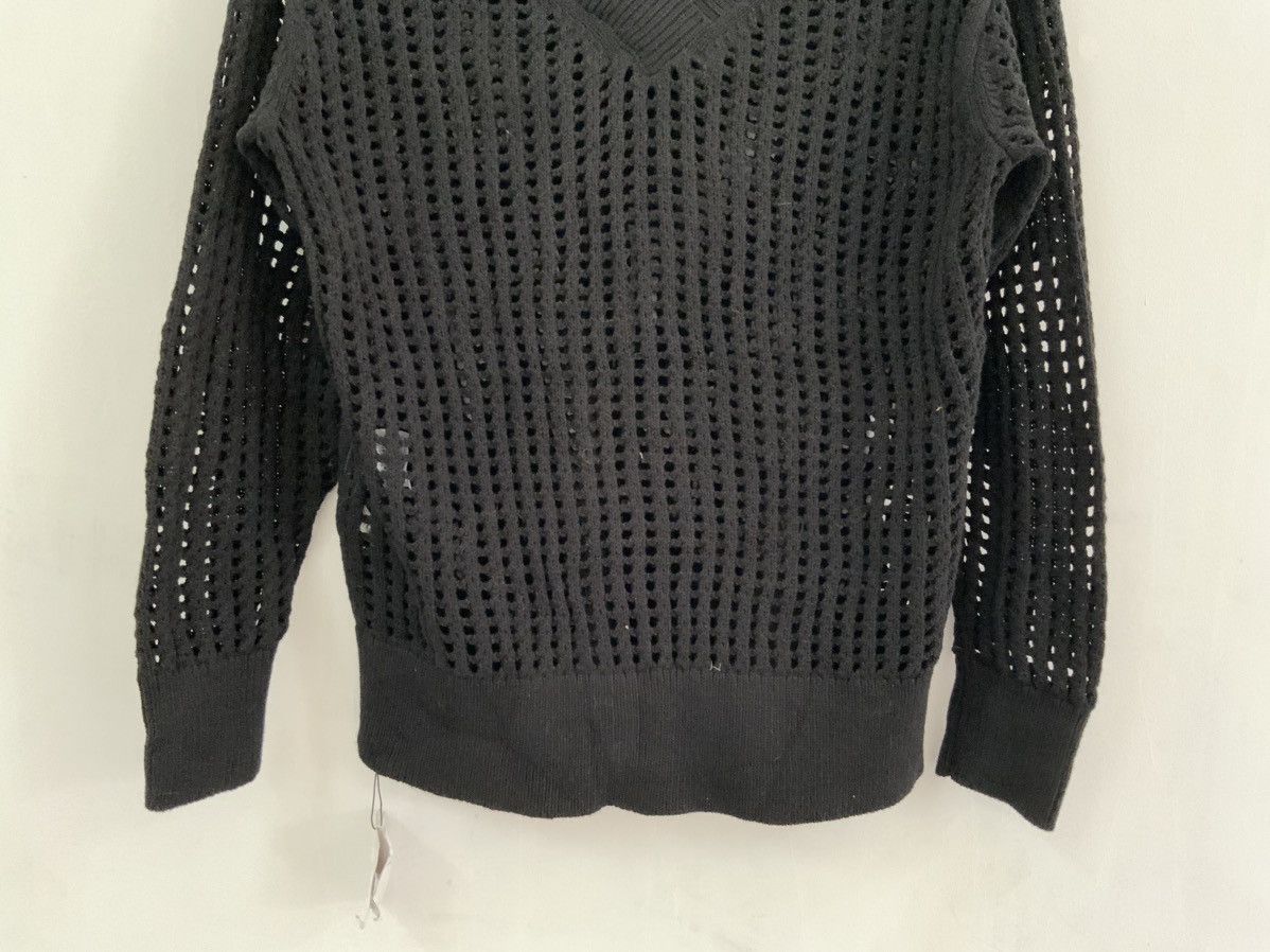 Unsound Rags PLST Connie Cotton Crochet Open Knit Pullover Vneck Sweater Size US M / EU 48-50 / 2 - 4 Thumbnail