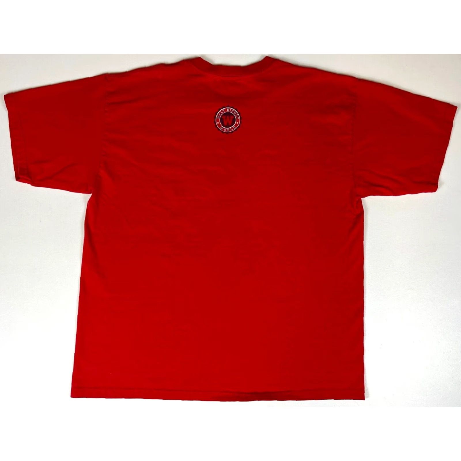 Disney VINTAGE Walt Disney World Men's T-Shirt Class of '34 Donald's Attitude Academy Sz L Red Crew Neck Short Sleeve Graphic Print (Double-Sided) Size US L / EU 52-54 / 3 - 2 Thumbnail