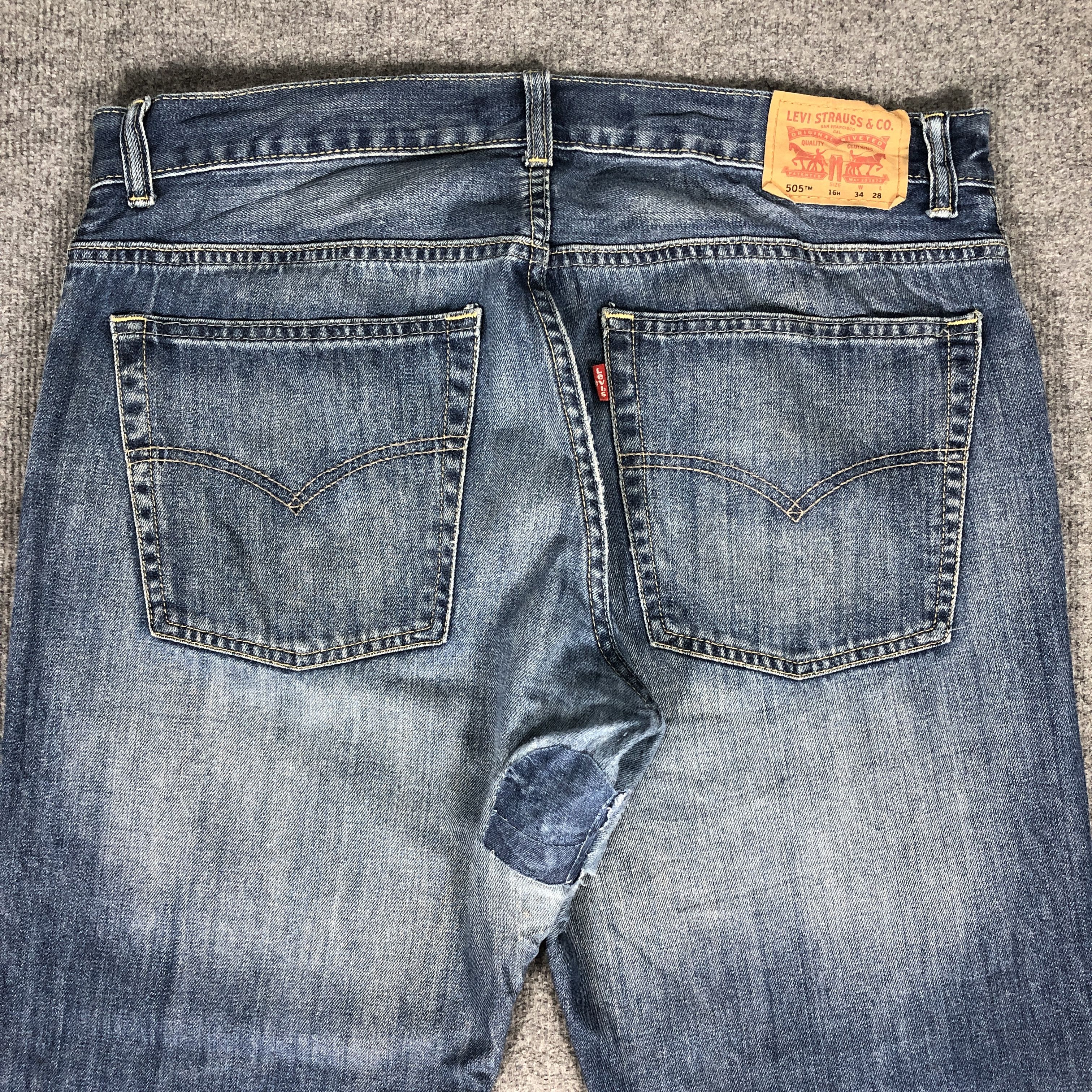 Levi's × Vintage Womens Vintage Levis 505 Jeans Regular L1088W Size 36" / US 14 / IT 50 - 4 Thumbnail