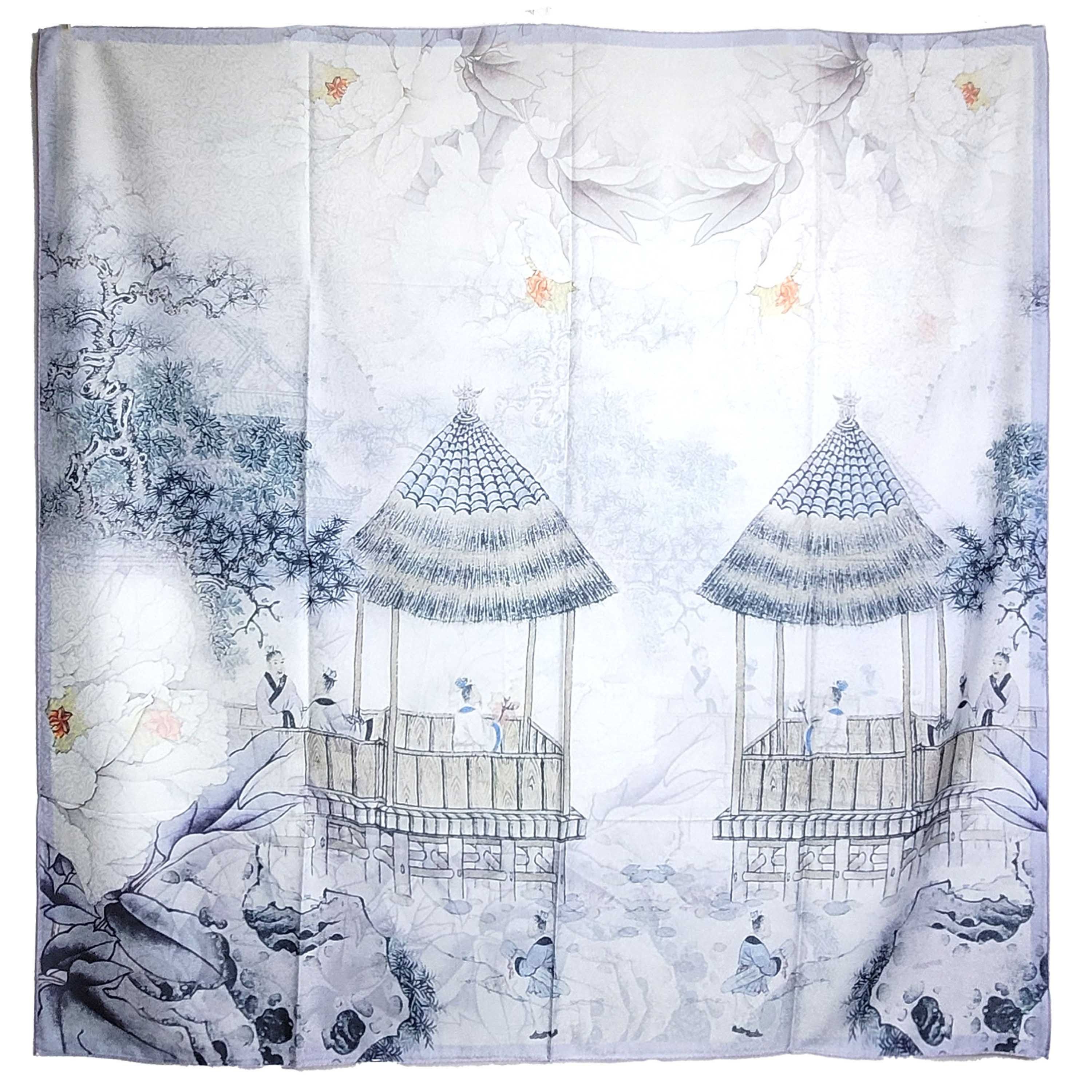 Other NWT Double Sided Silk Scarf 52"x52" Large Square Wrap 3234 Size ONE SIZE - 3 Thumbnail