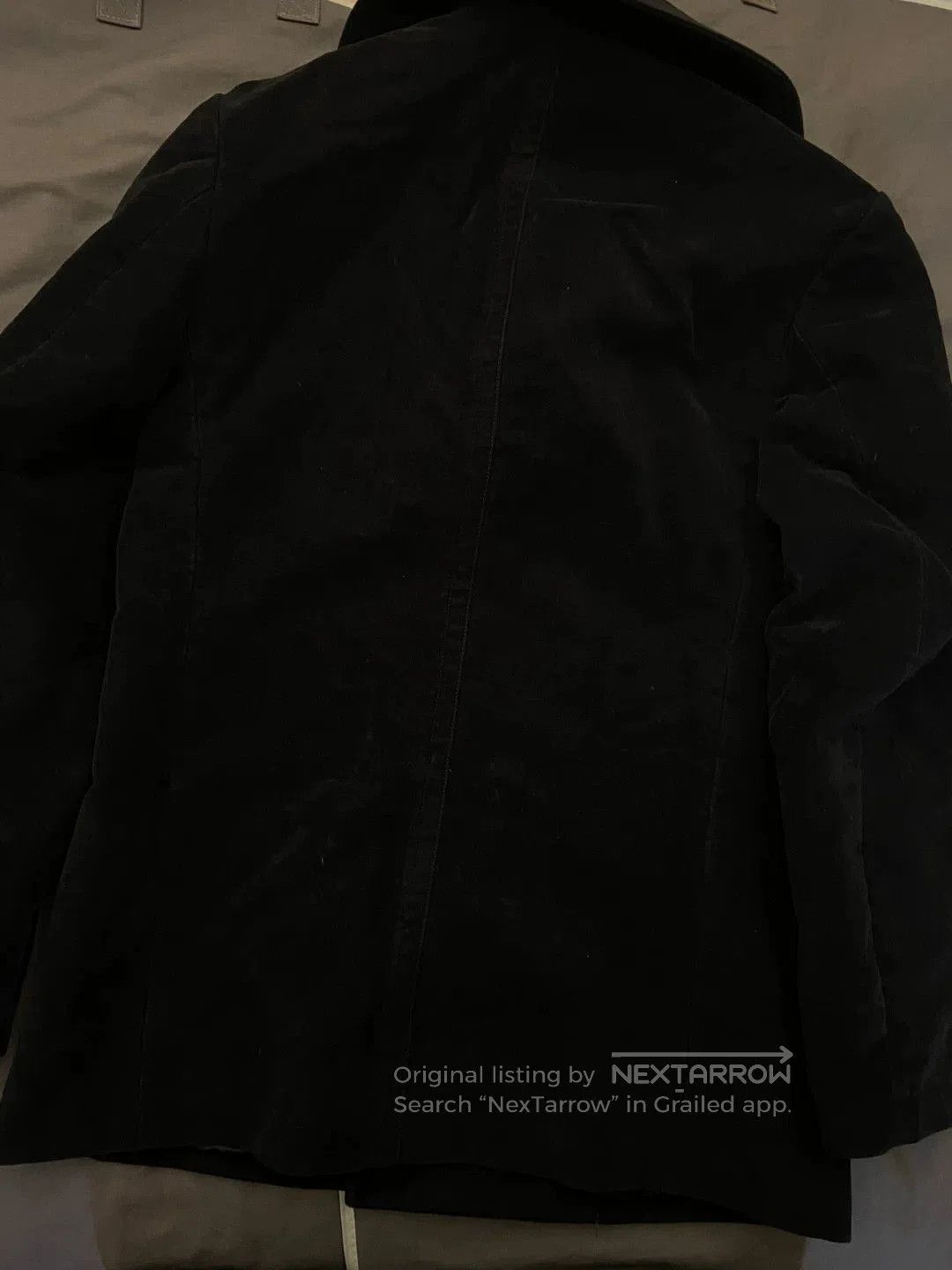 Maison Margiela maison margiela double-breasted coat in navy. Size US L / EU 52-54 / 3 - 3 Thumbnail