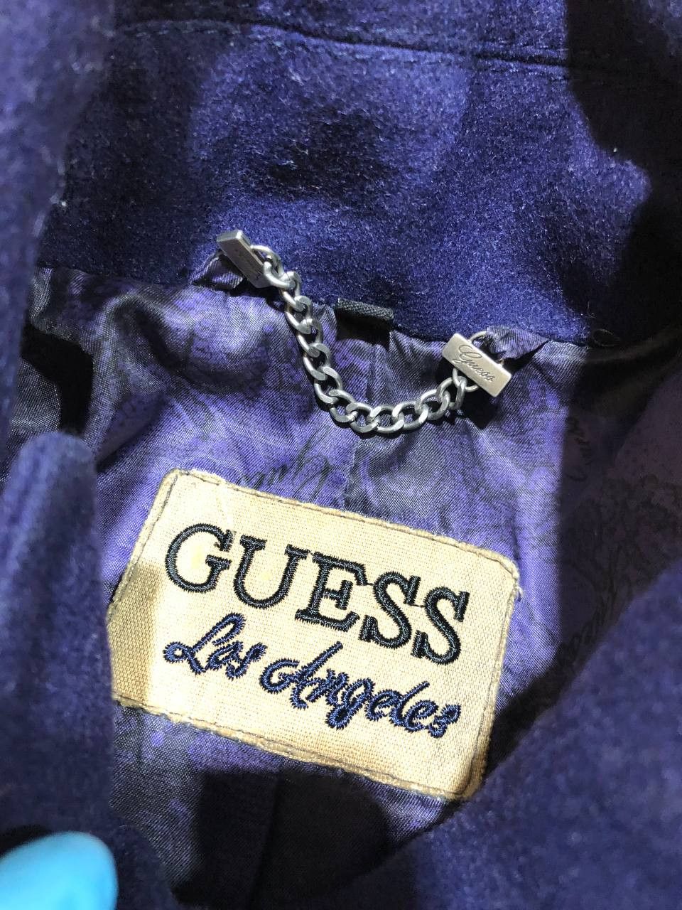 Guess Beautiful Cobalt Blue Guess Wool Pleated Coat Size M / US 6-8 / IT 42-44 - 2 Thumbnail