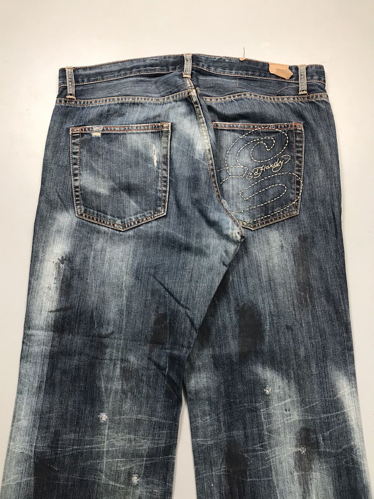 Ed Hardy Vintage Ed hardy embroidered denim Size US 40 / EU 56 - 12 Thumbnail