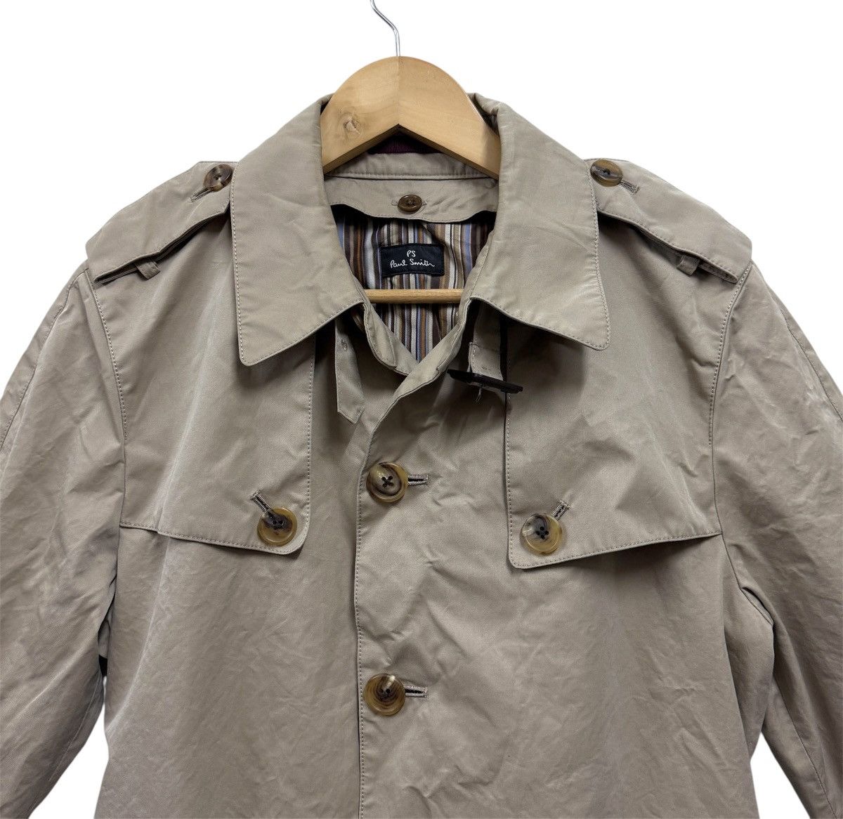 Paul Smith Paul Smith Iconic Rainbow lining Trench Coat Jacket Size US M / EU 48-50 / 2 - 4 Thumbnail