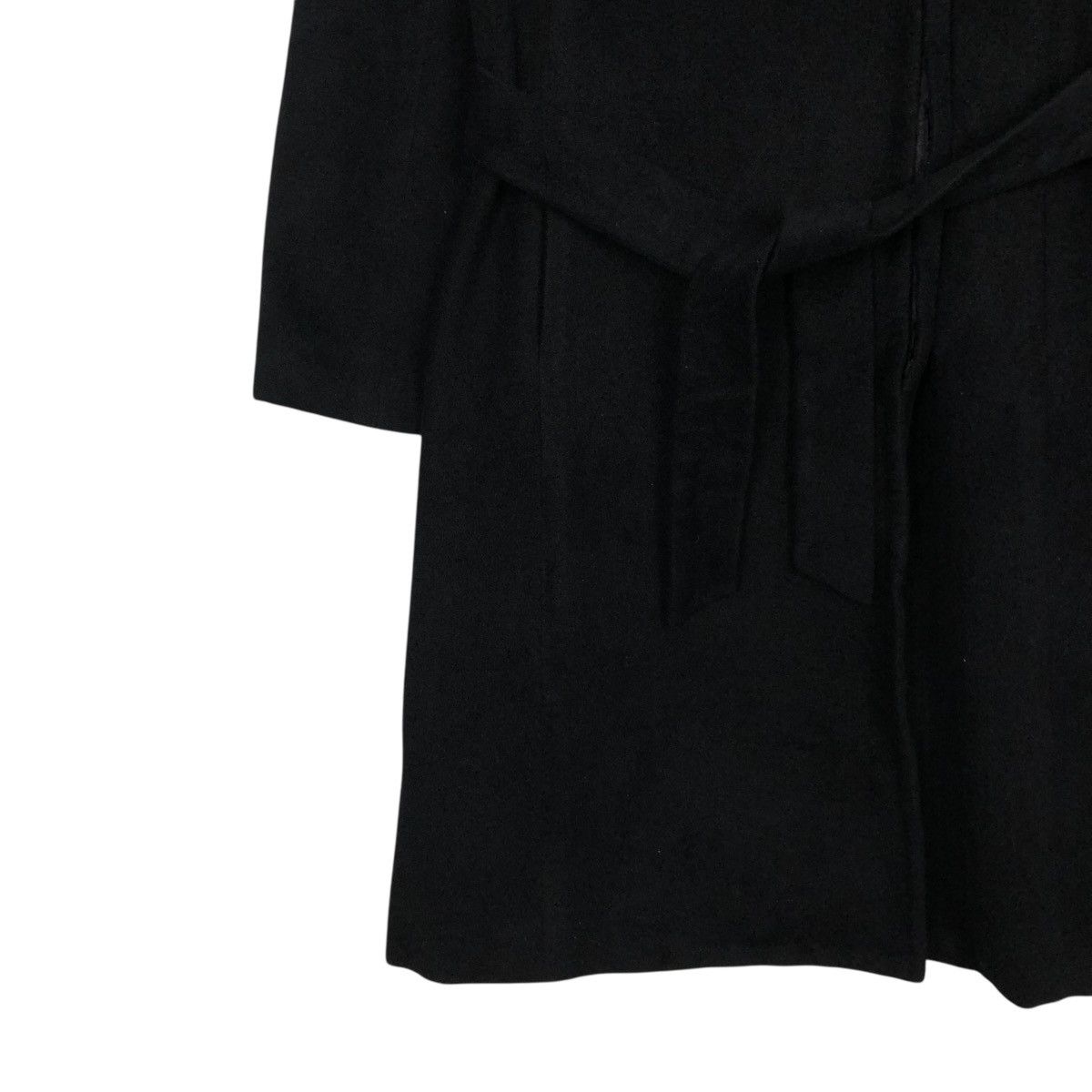 🔥RICH BLACK VINTAGE LONG WOOL JACKET INED YOHJI YAMAMOTO