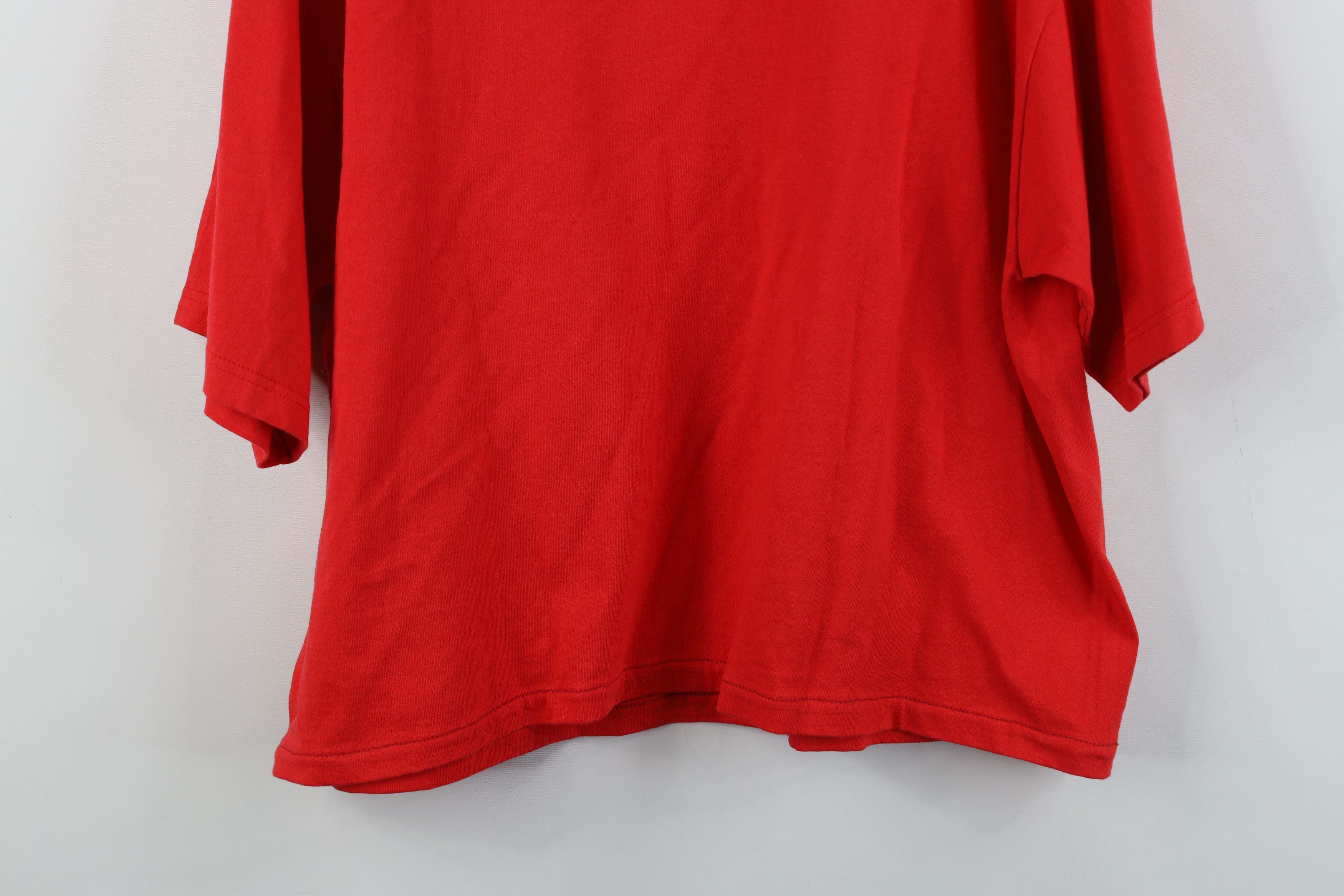 Coca Cola Vintage 90s Coca Cola Spell Cropped T-Shirt Red Cotton USA Size L / US 10 / IT 46 - 13 Thumbnail
