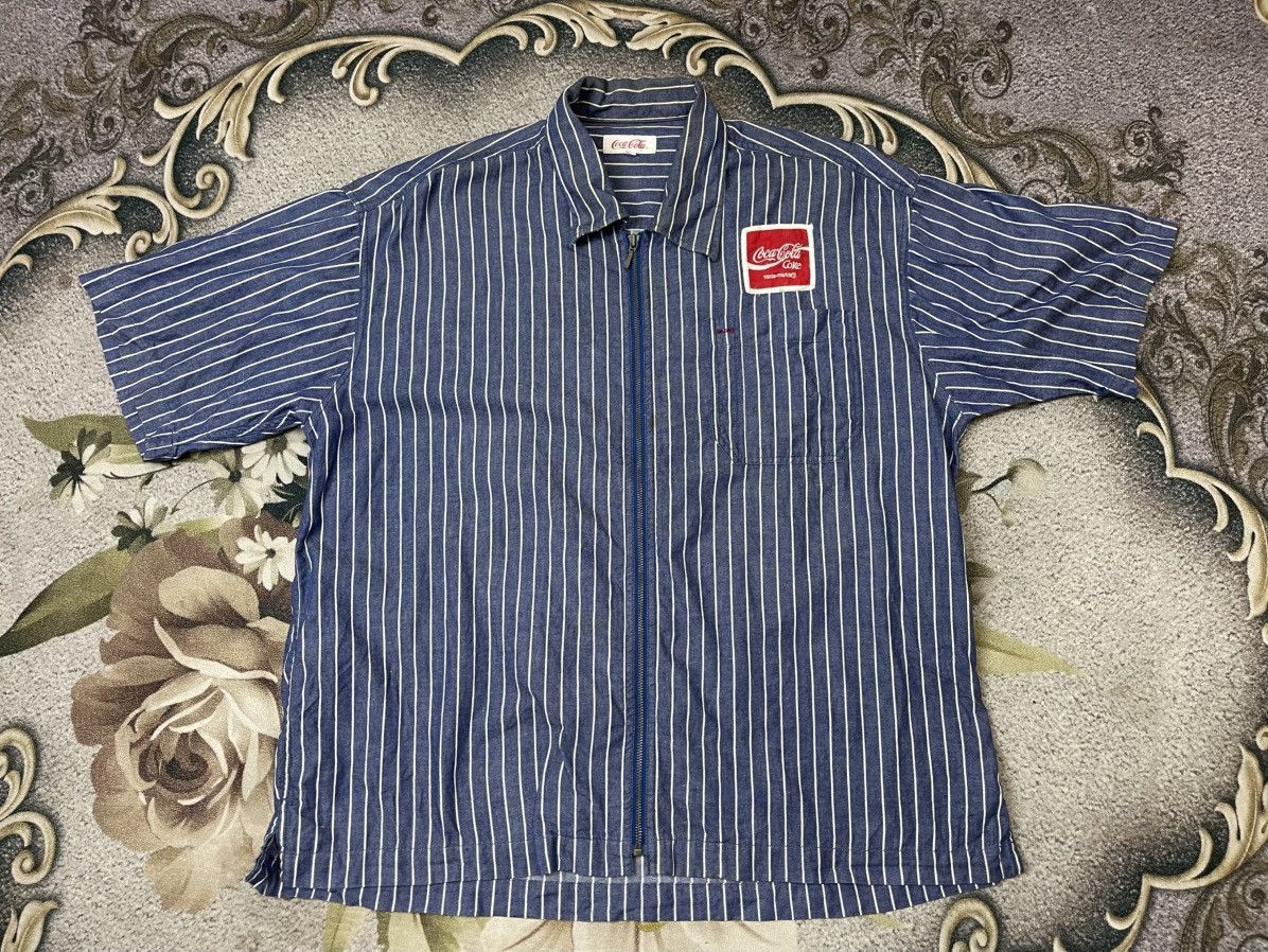Coca Cola Vintage Coca Cola Shirt Jacket Size US L / EU 52-54 / 3 - 3 Thumbnail