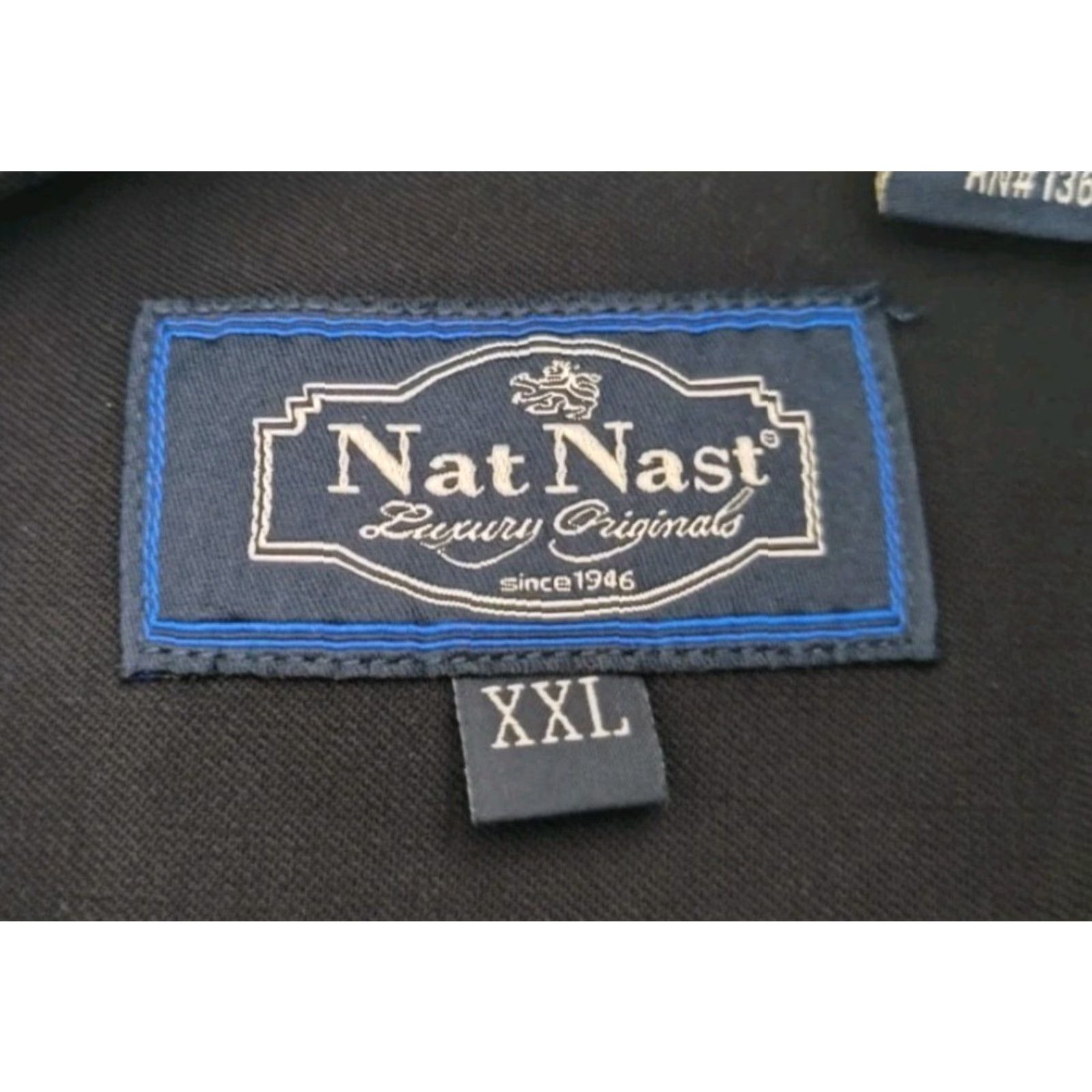Nat Nast VINTAGE Nat Nast Luxury Originals Shirt Mens 2XL Short Sleeve Black Silk Blend Casual Hipster Size US XXL / EU 58 / 5 - 7 Thumbnail